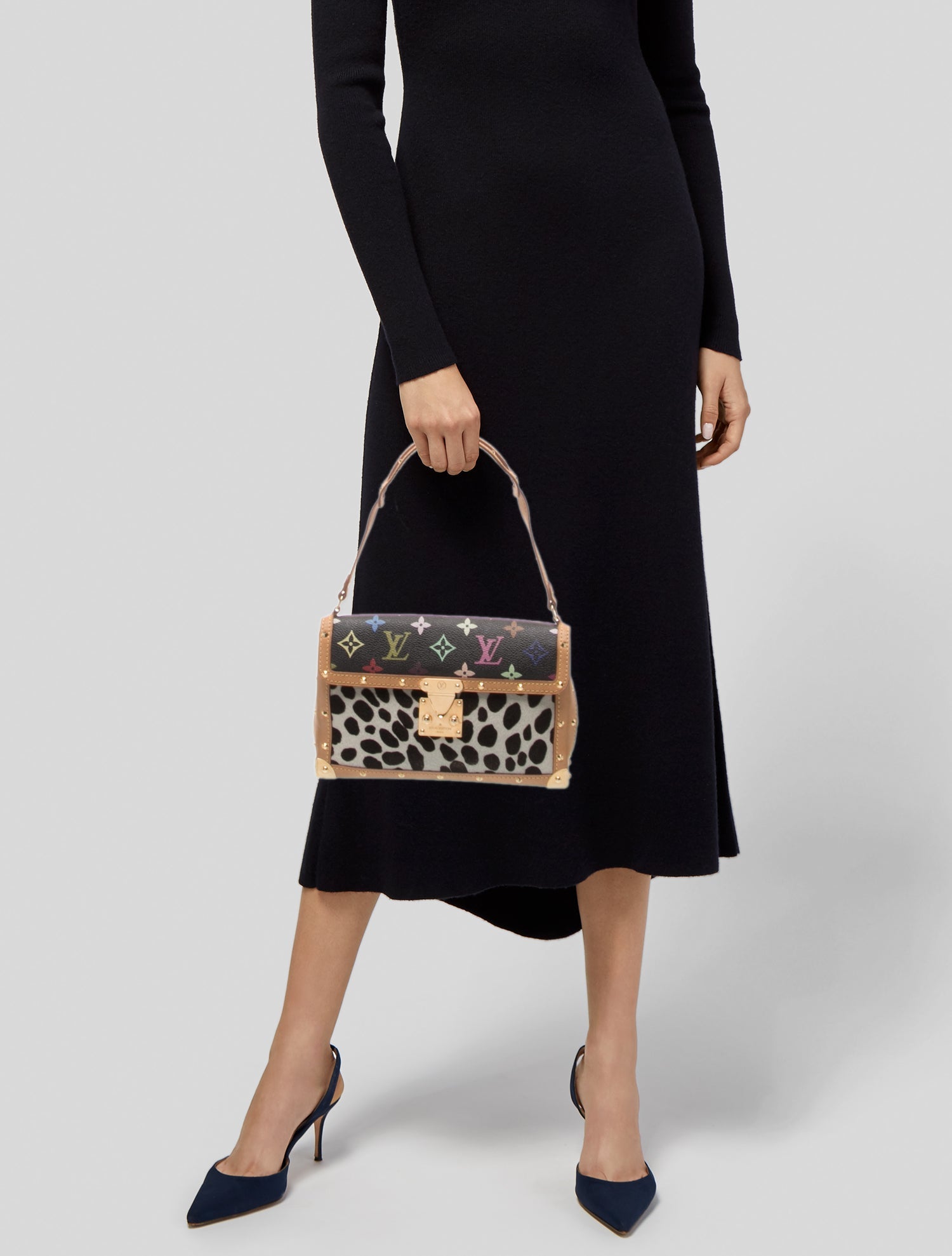 Louis Vuitton Multicolore Monogram Dalmatian Sac Rabat