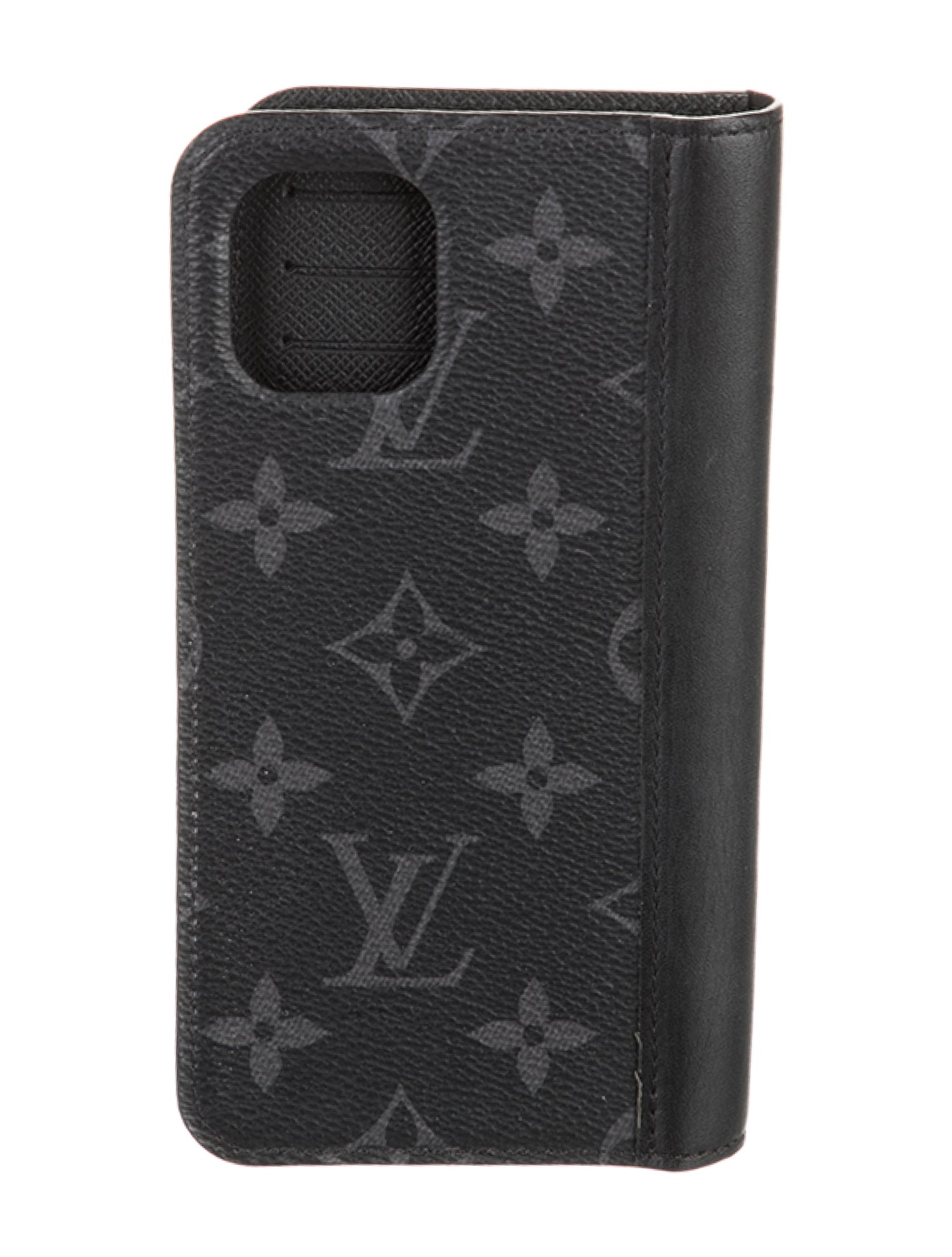 Louis Vuitton Monogram Eclipse iPhone Folio Case