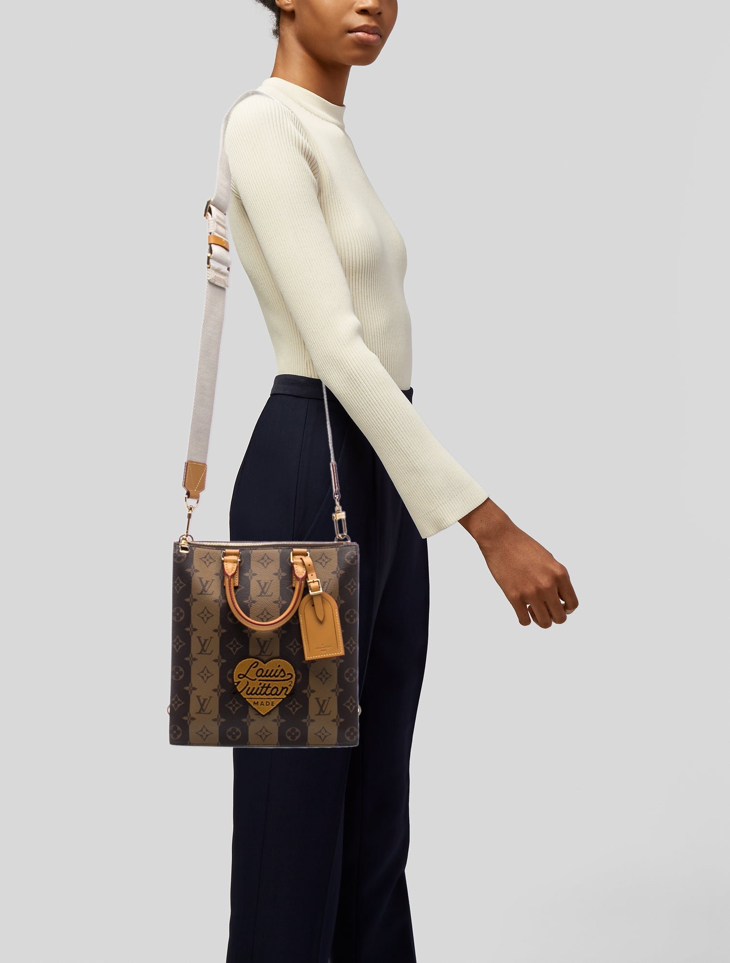 Louis Vuitton x Nigo LV Monogram Louis Vuitton Sac Plat PM