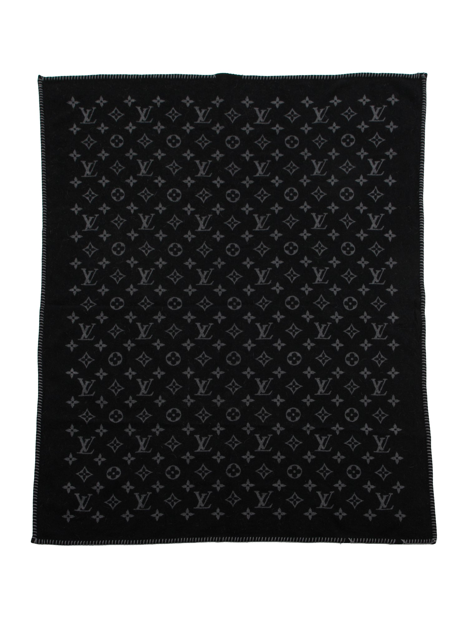 Louis Vuitton Monogram Eclipse Throw Blanket