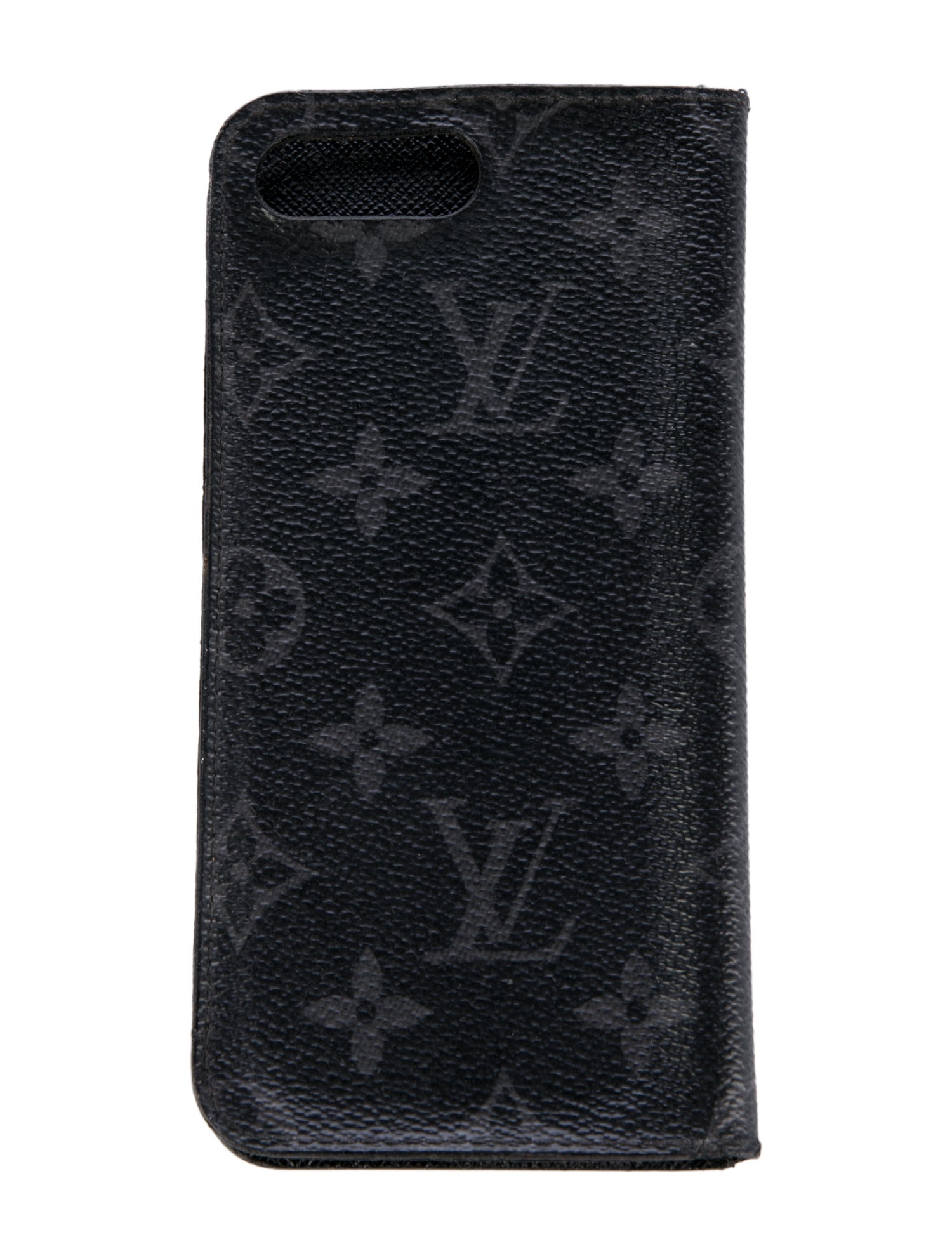 Louis Vuitton Monogram Eclipse iPhone 8 Folio Case