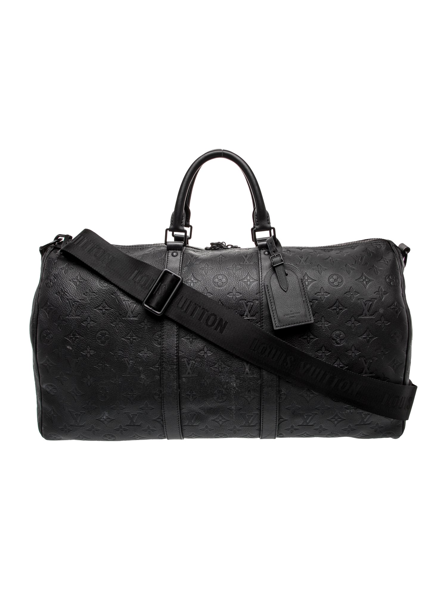 Louis Vuitton Leather Weekender Bag