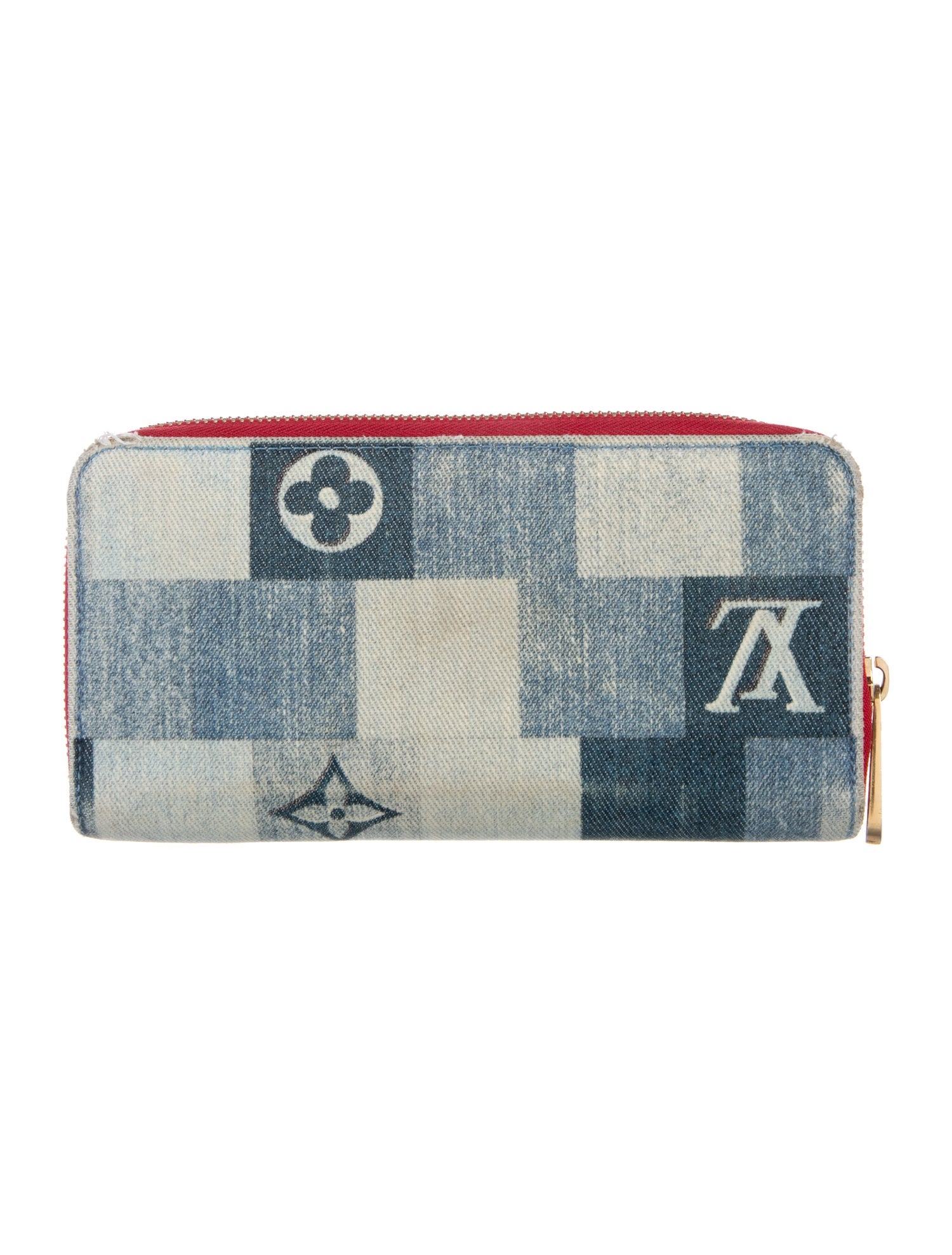 Louis Vuitton LV Monogram Denim Zippy Wallet
