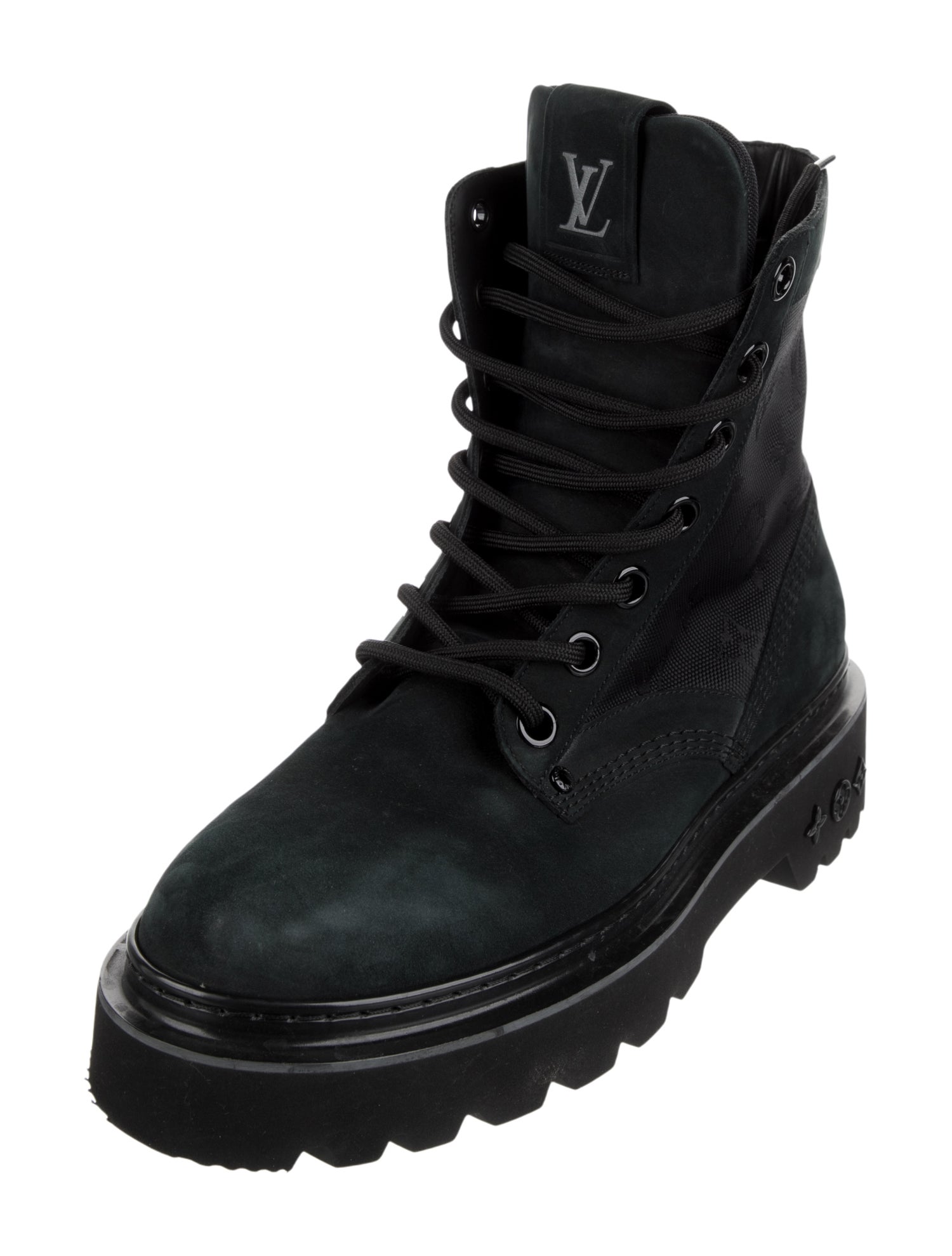 Louis Vuitton Ranger Ankle Boot LV Monogram Lace-Up Boots