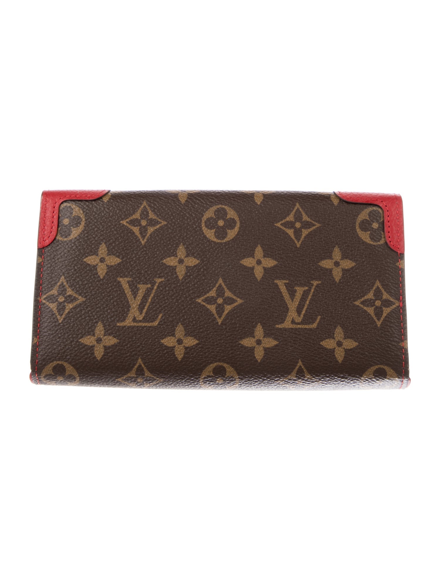 Louis Vuitton LV Monogram Coated Canvas Sarah Retiro Wallet