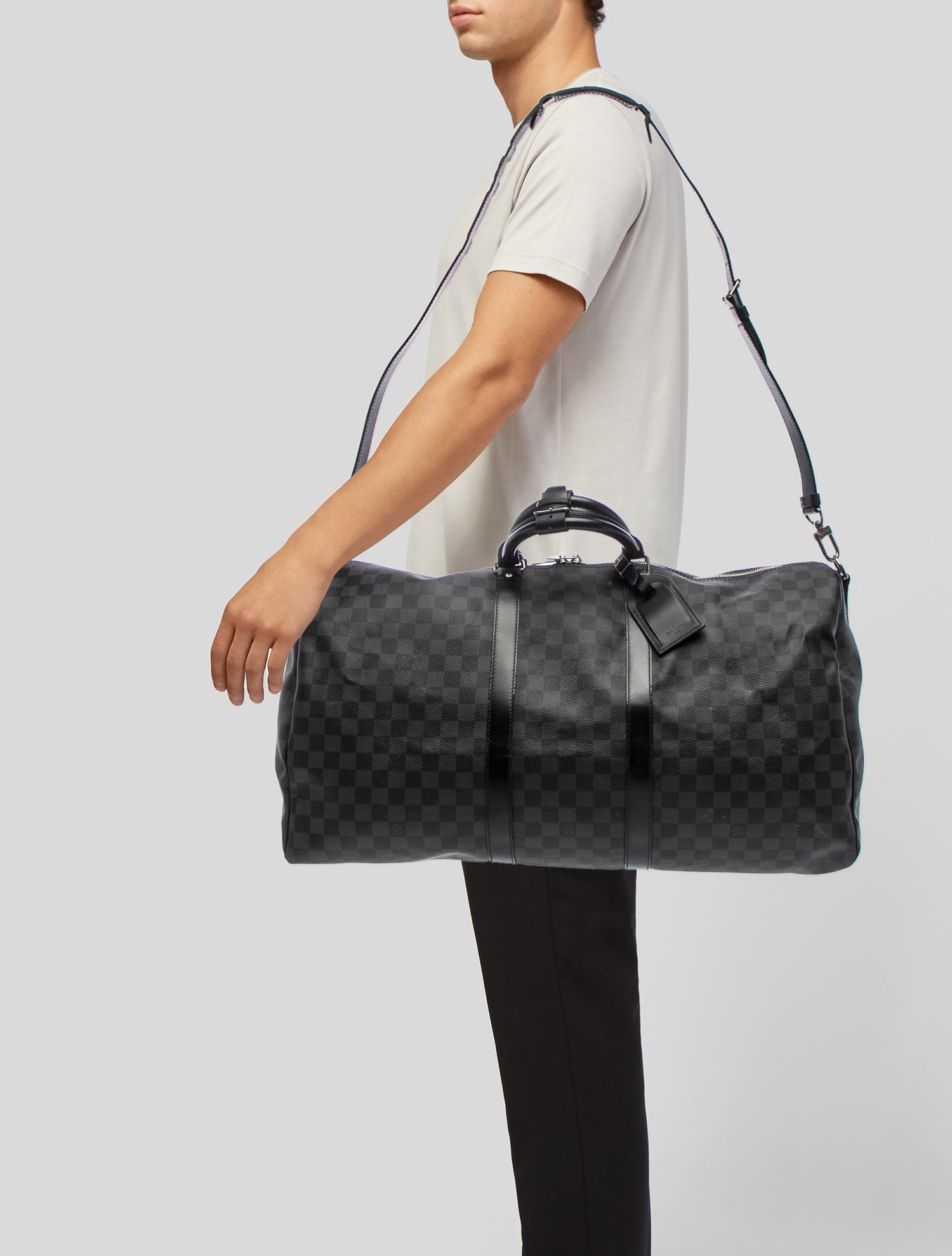 Louis Vuitton Damier Graphite Keepall Bandouliere