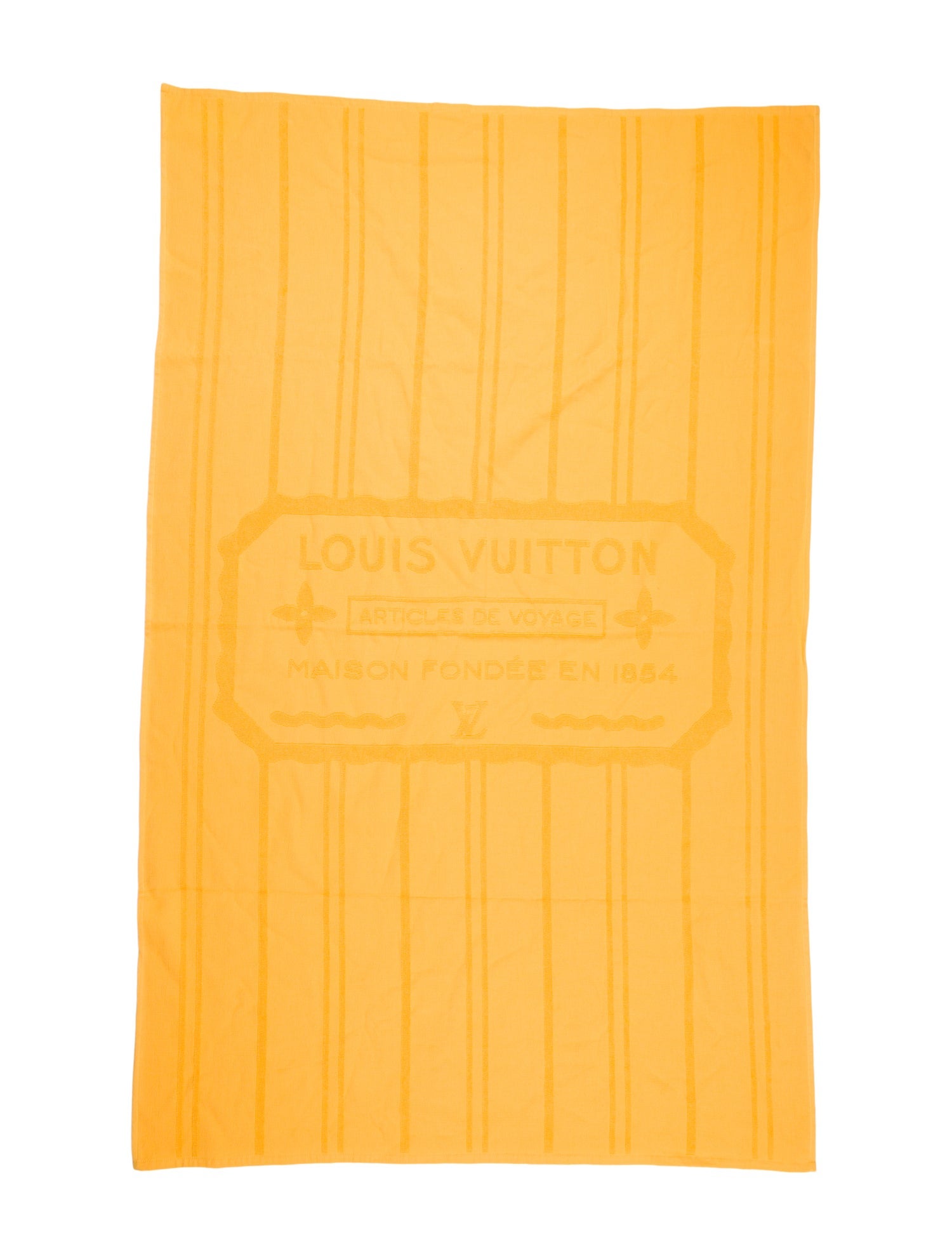 Louis Vuitton 'Articles de Voyage' Beach Towel
