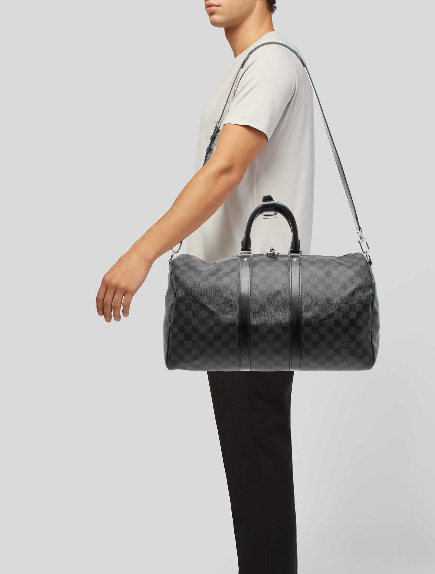 Louis Vuitton Damier Graphite Keepall Bandouliere 45