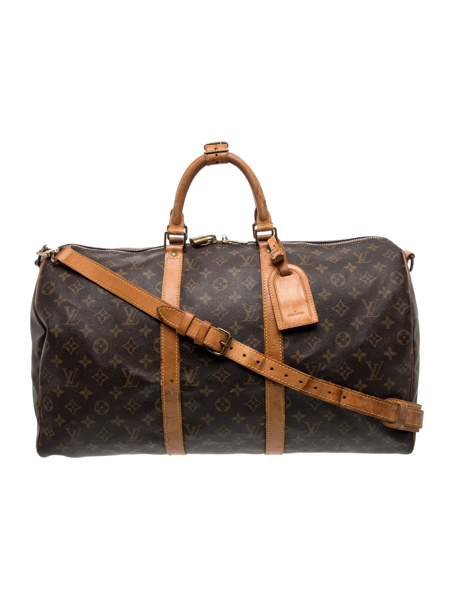 Louis Vuitton LV Monogram Keepall Bandouliere 50 Vintage