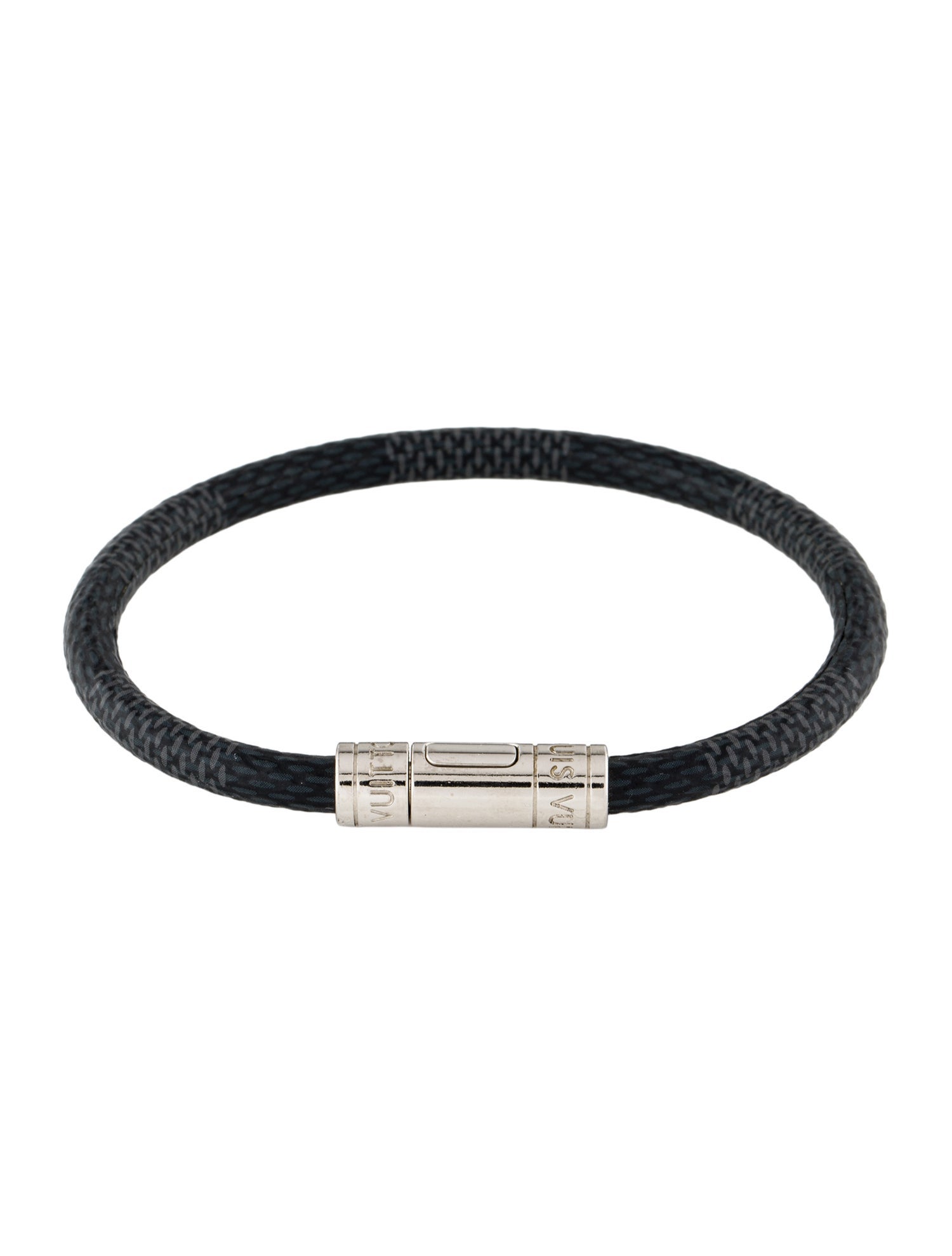 Louis Vuitton Leather Keep It Wrap Bracelet