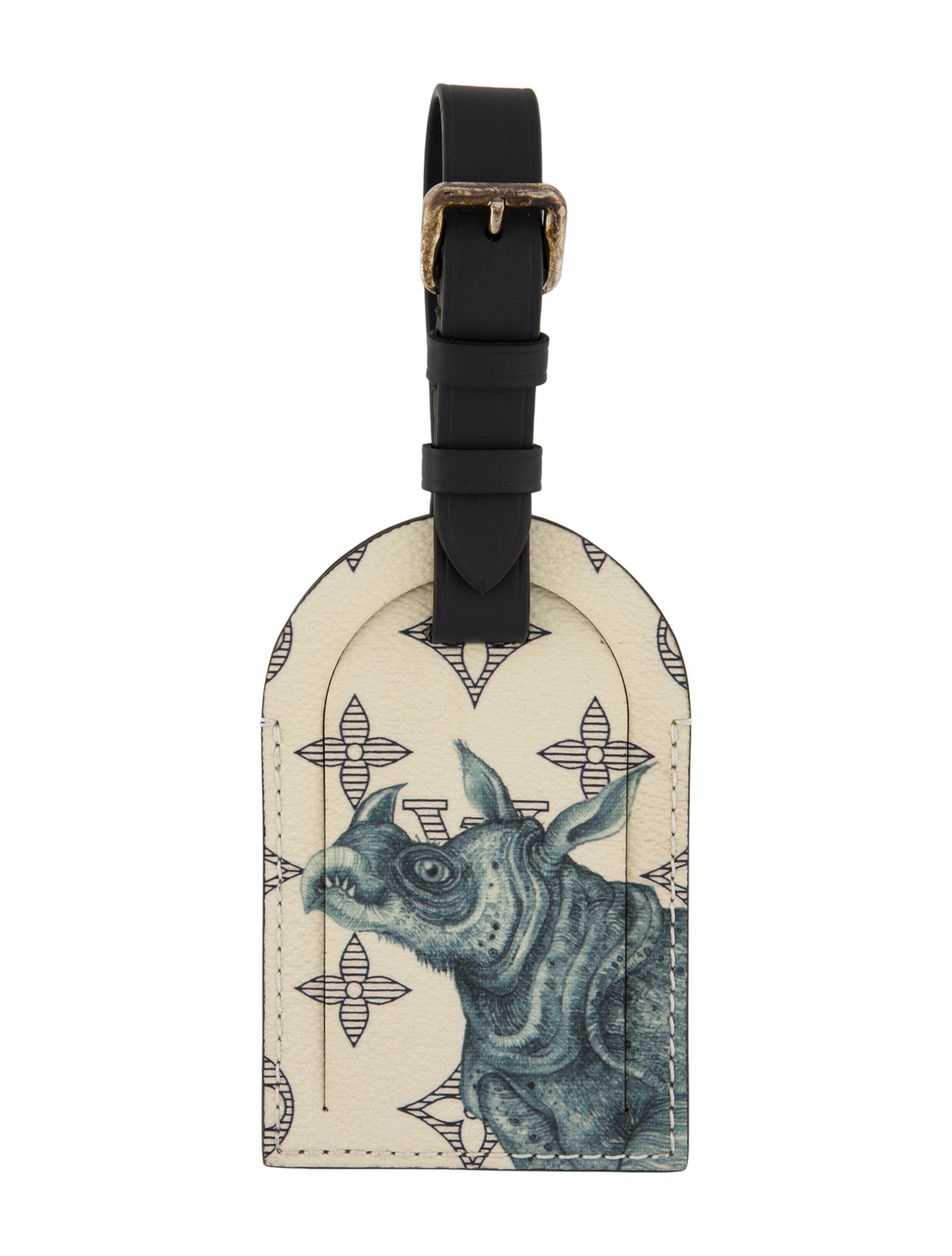 Louis Vuitton x Chapman Brothers Savane Monogram Luggage Tag