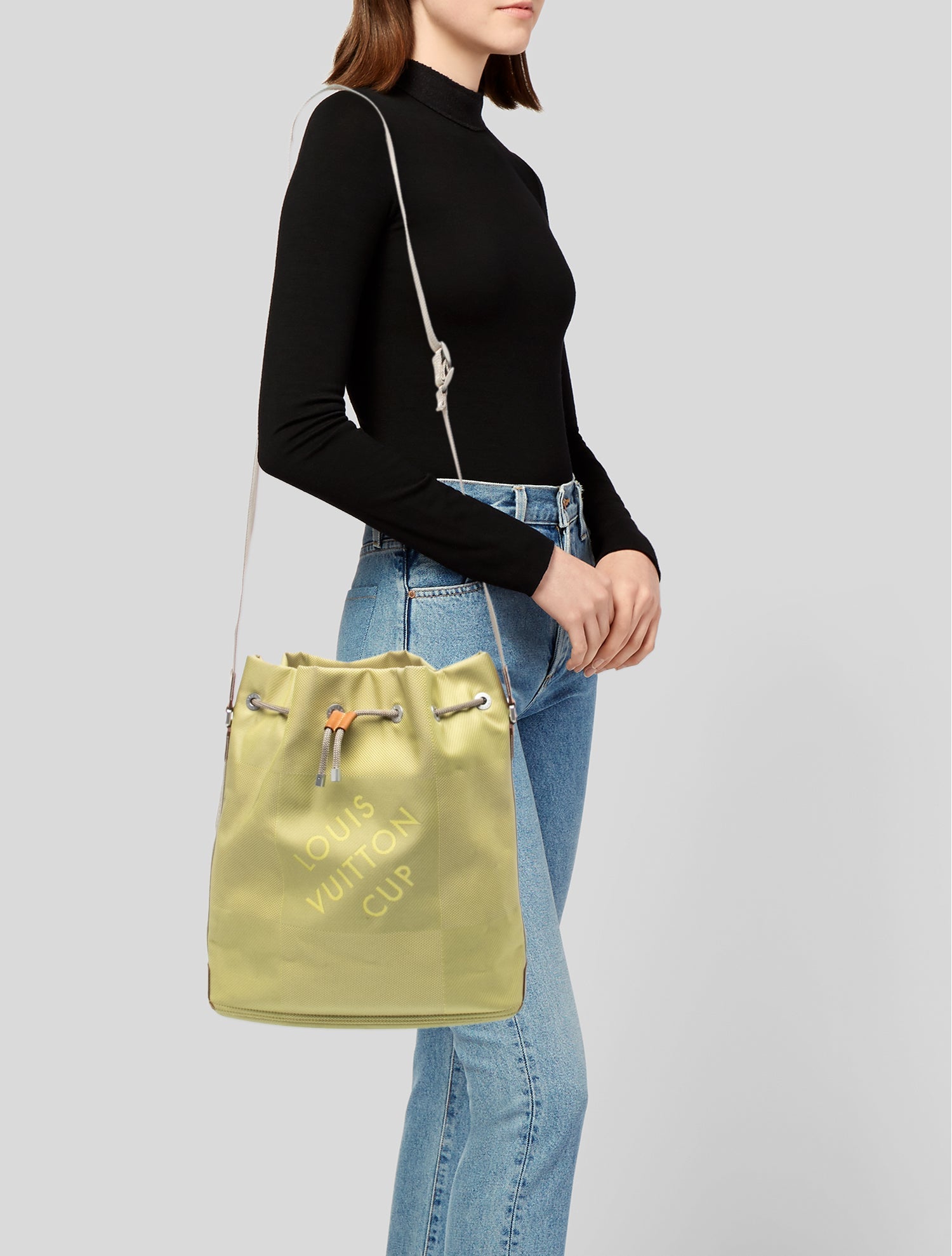Louis Vuitton Nylon Damier Geant America's Cup Bag Vintage