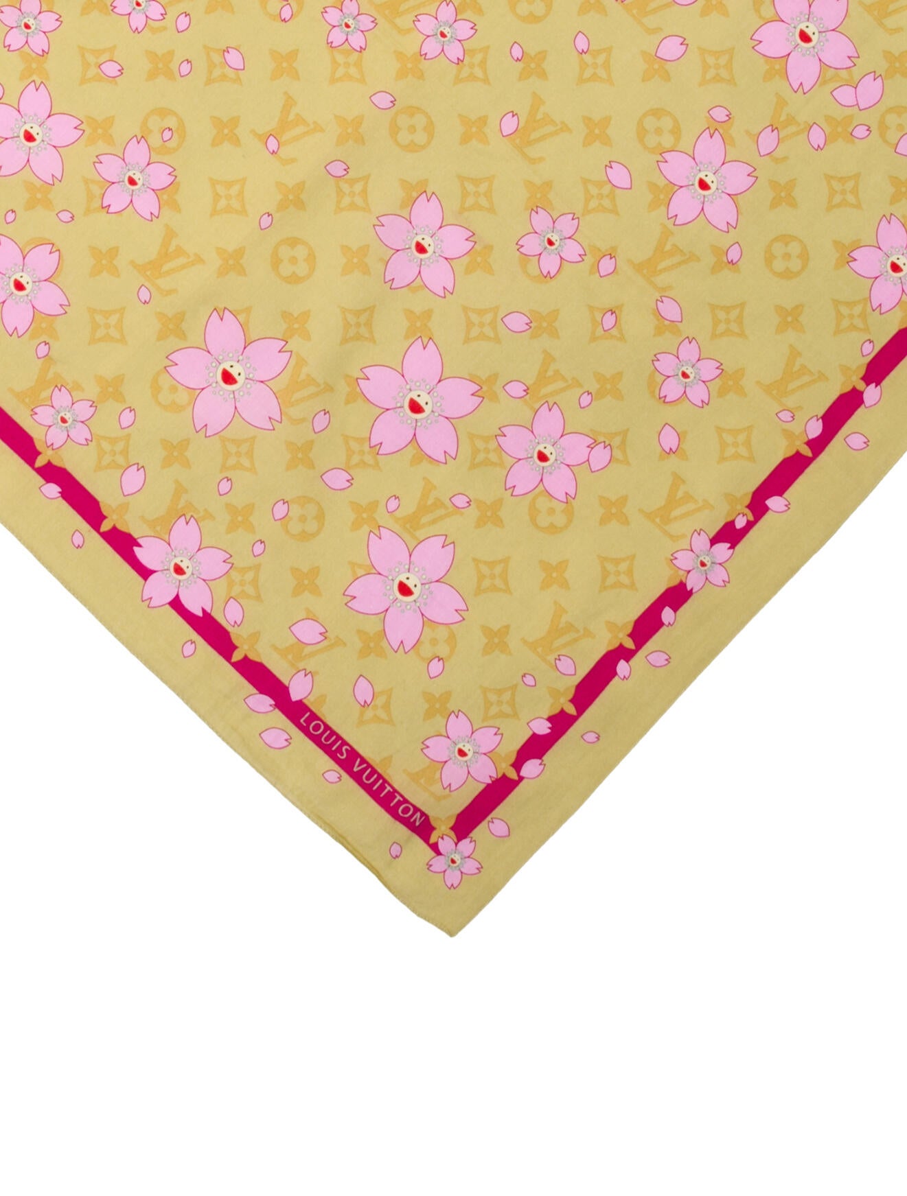 Louis Vuitton x Takashi Murakami Cherry Blossom LV Monogram Bandana