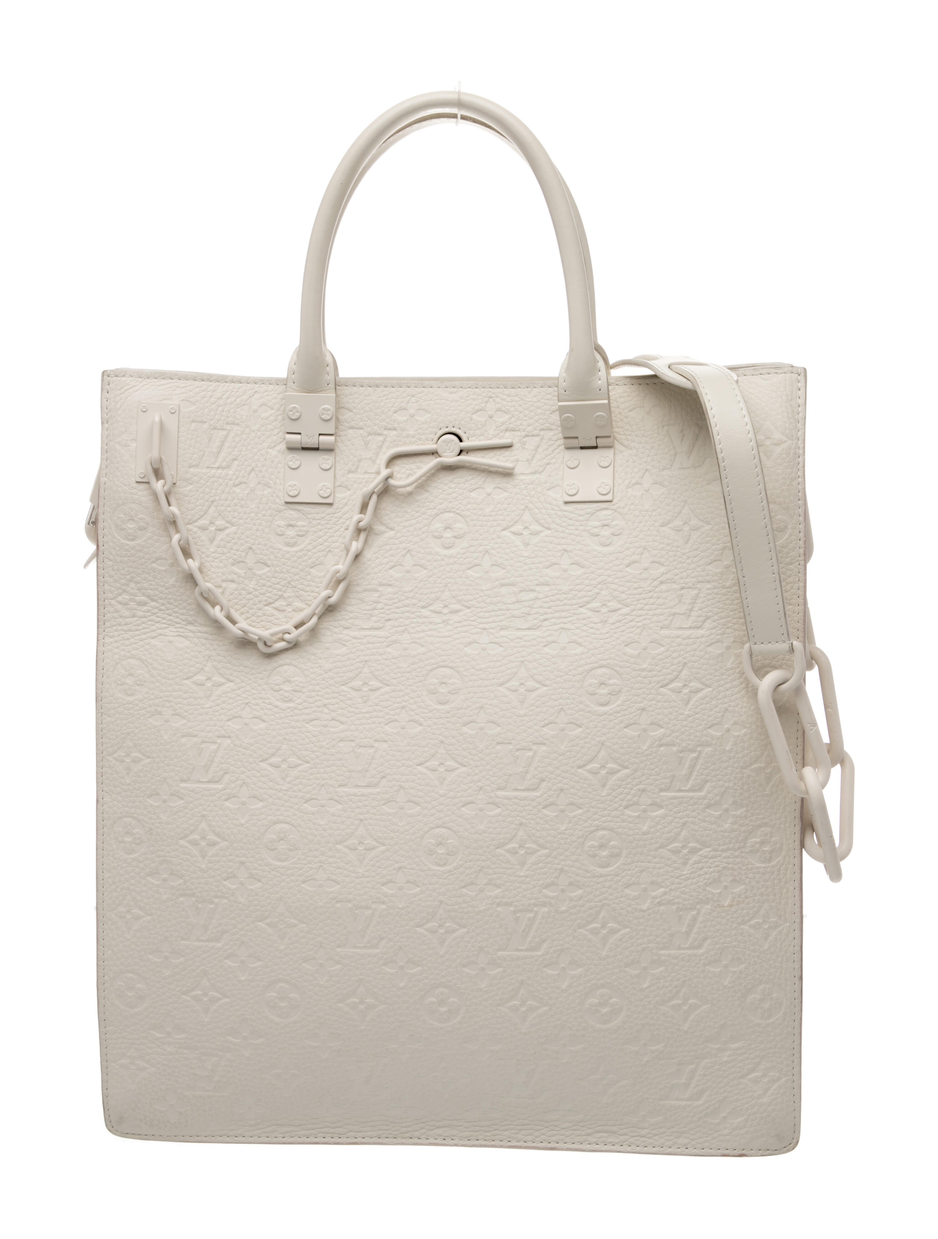 Louis Vuitton Embossed Leather Tote