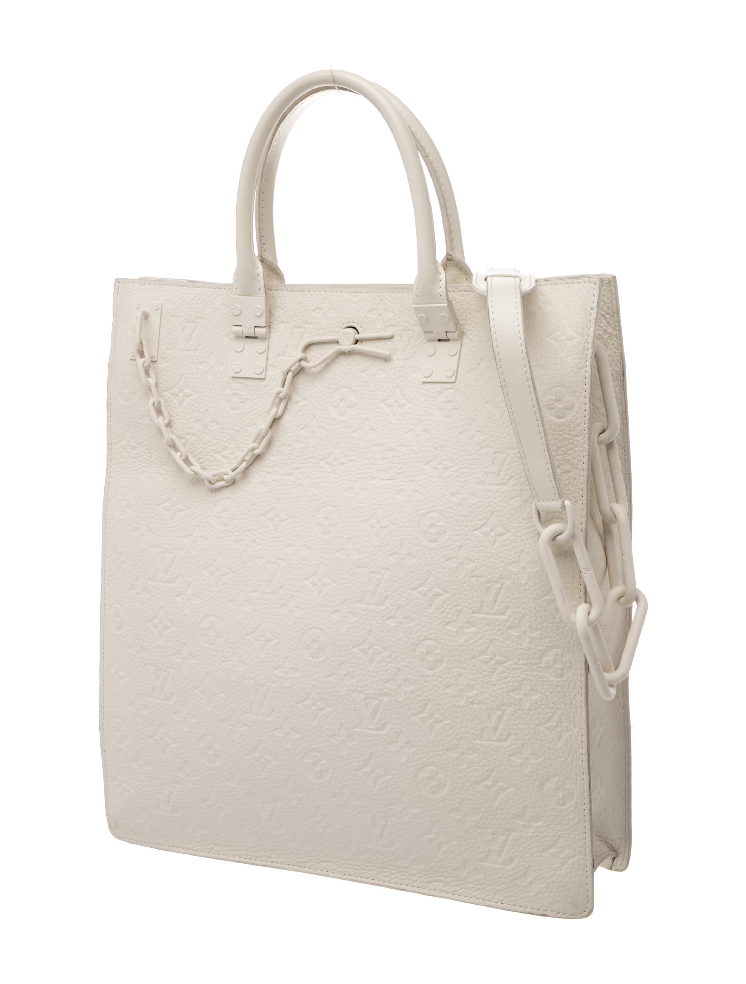 Louis Vuitton Embossed Leather Tote
