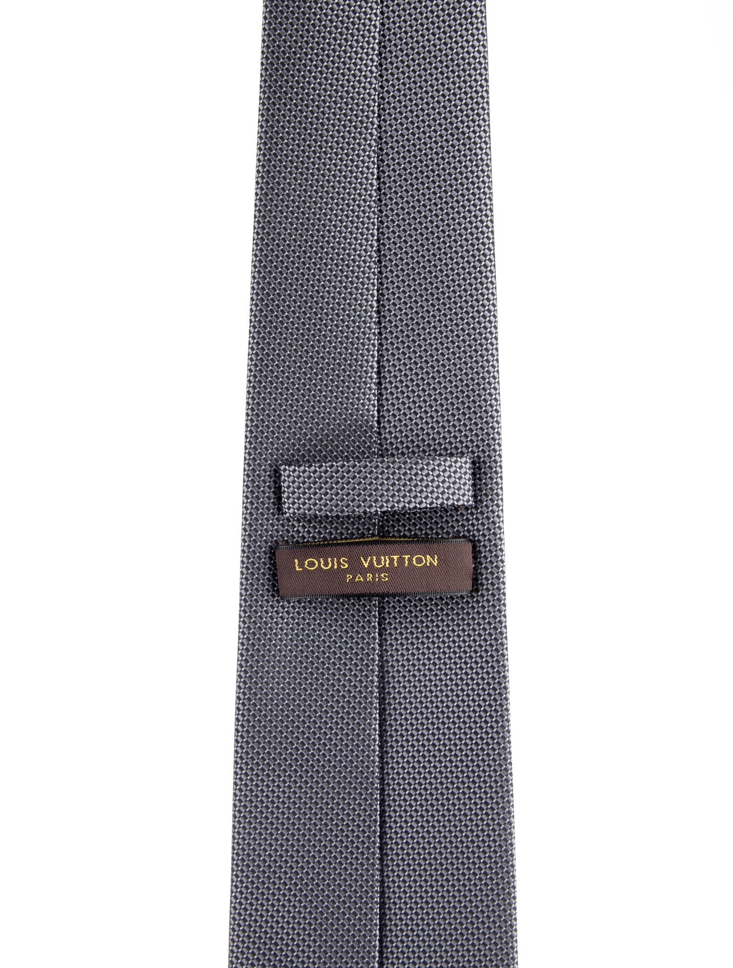 Louis Vuitton Pattern Print Silk Tie