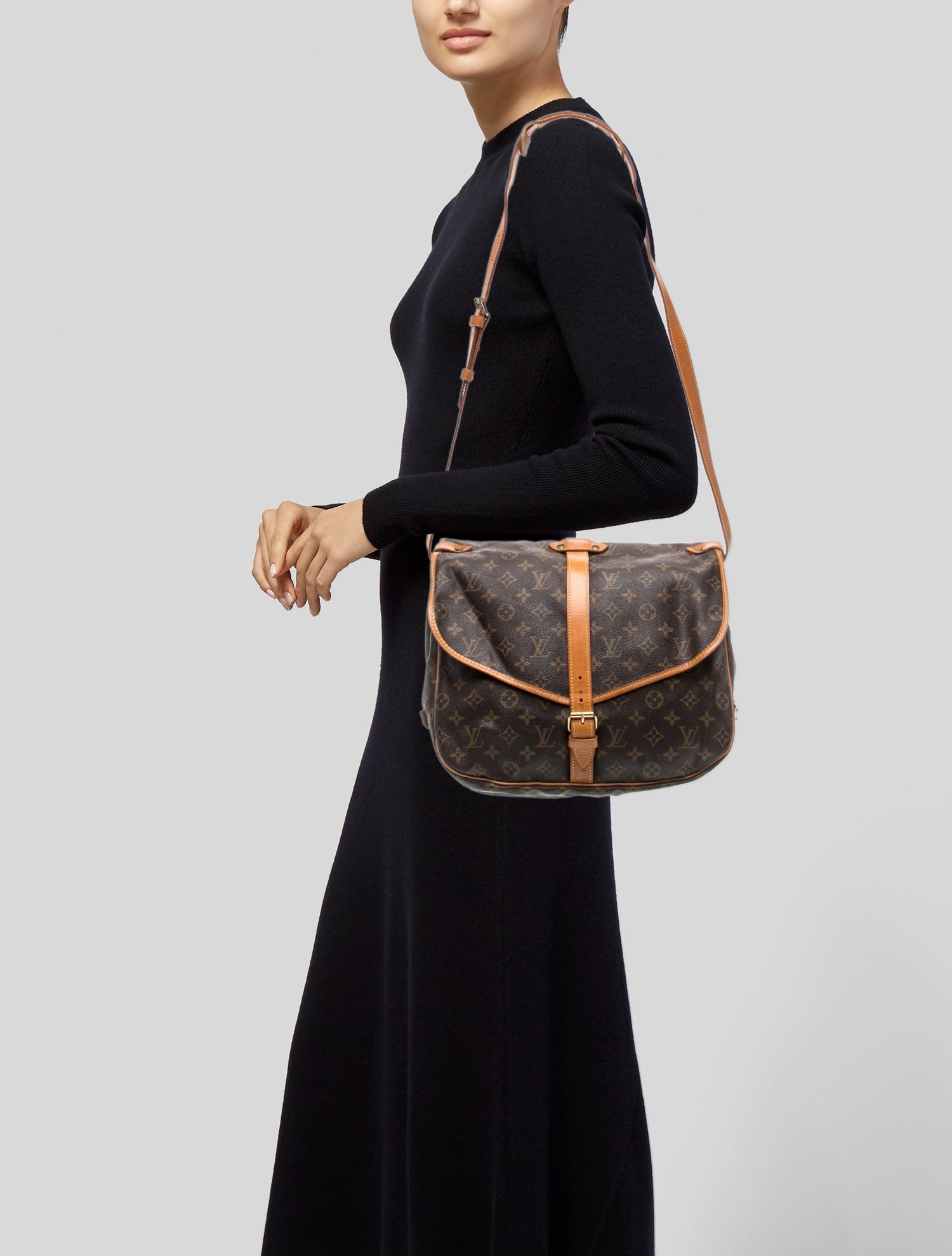 Louis Vuitton LV Monogram Saumur GM Vintage