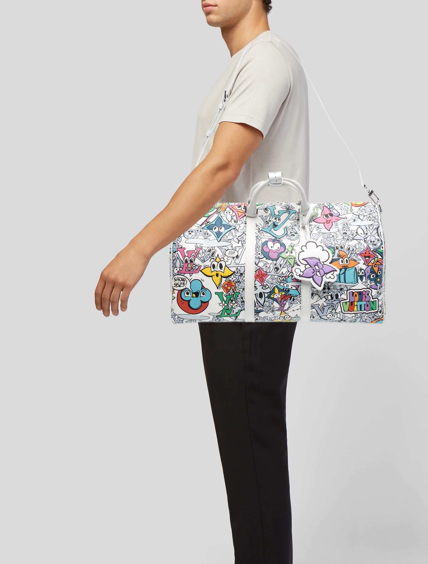 Louis Vuitton Coated Canvas Keepall Bandouliere 50 2023