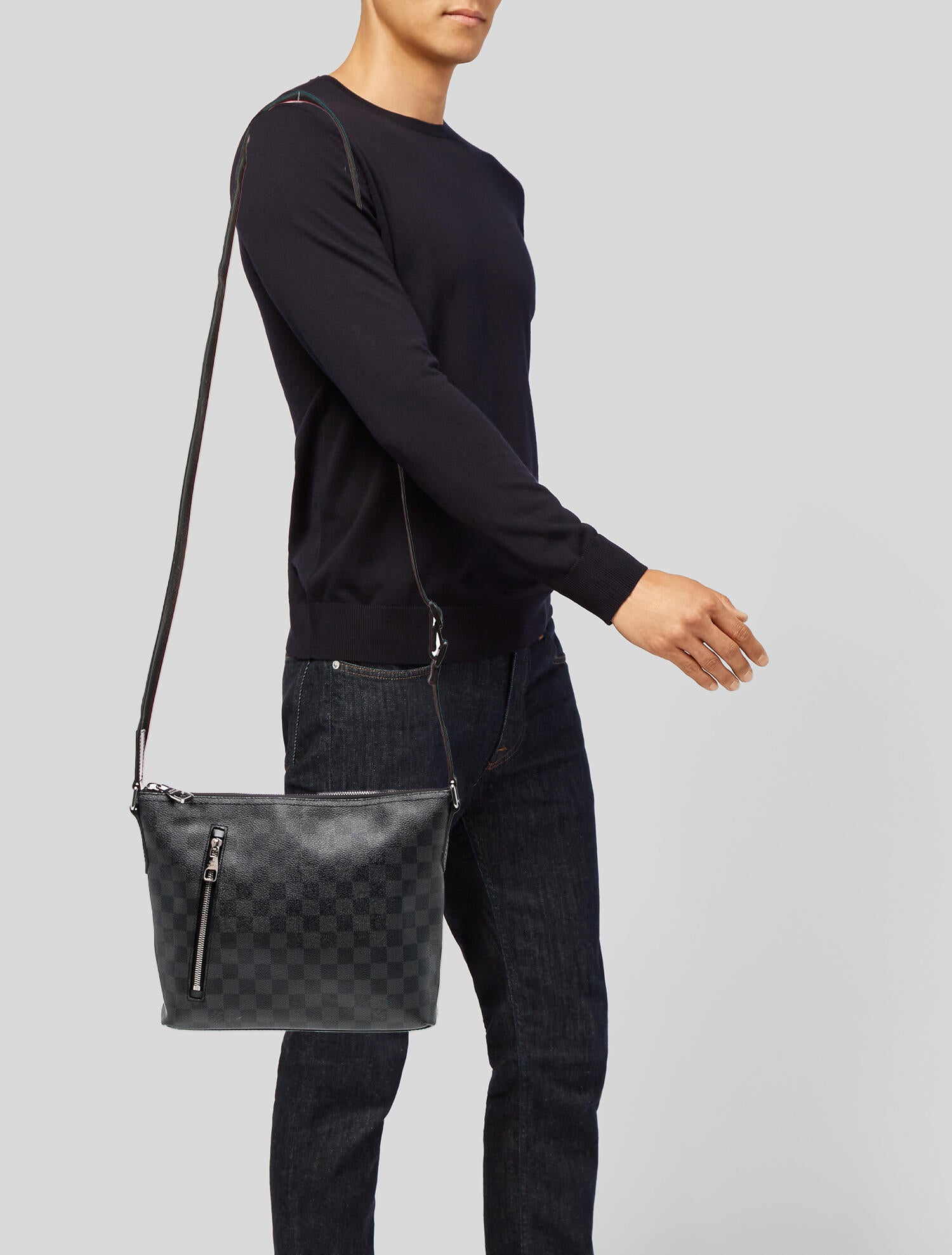 Louis Vuitton Damier Graphite Mick PM Bag Medium