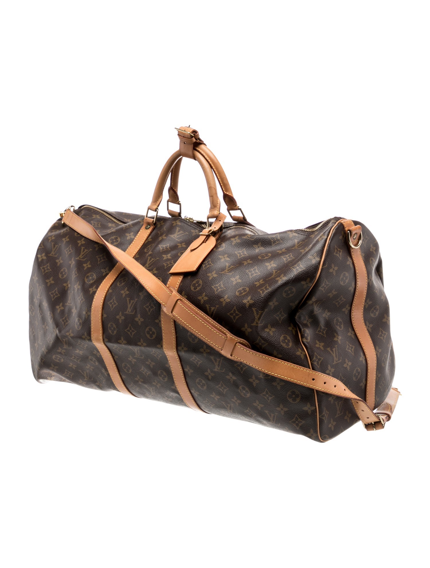 Louis Vuitton LV Monogram Keepall Bandouliere 60 Vintage