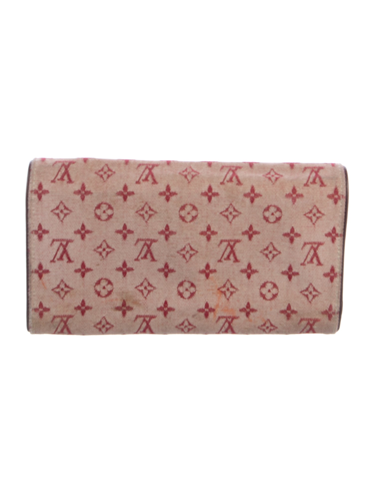 Louis Vuitton Monogram Mini Lin Pattern Canvas Wallet