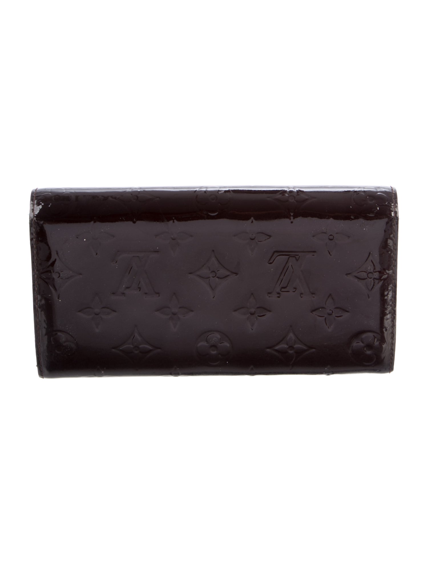 Louis Vuitton LV Monogram Vernis Patent Leather Sarah Wallet