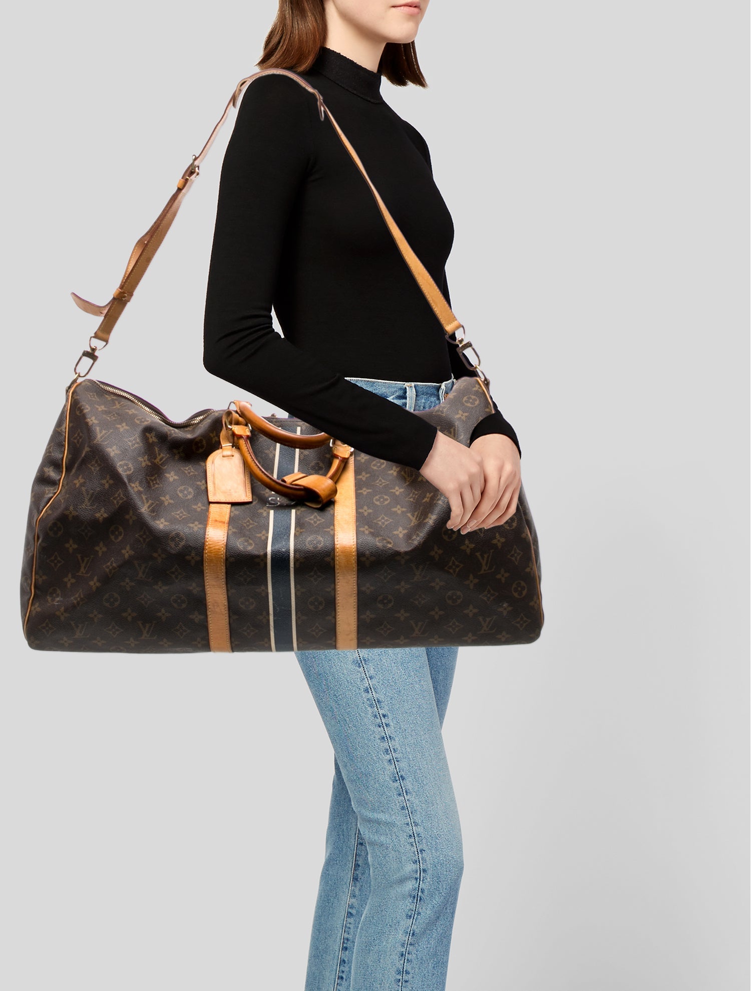 Louis Vuitton LV Monogram Keepall Bandouliere 60
