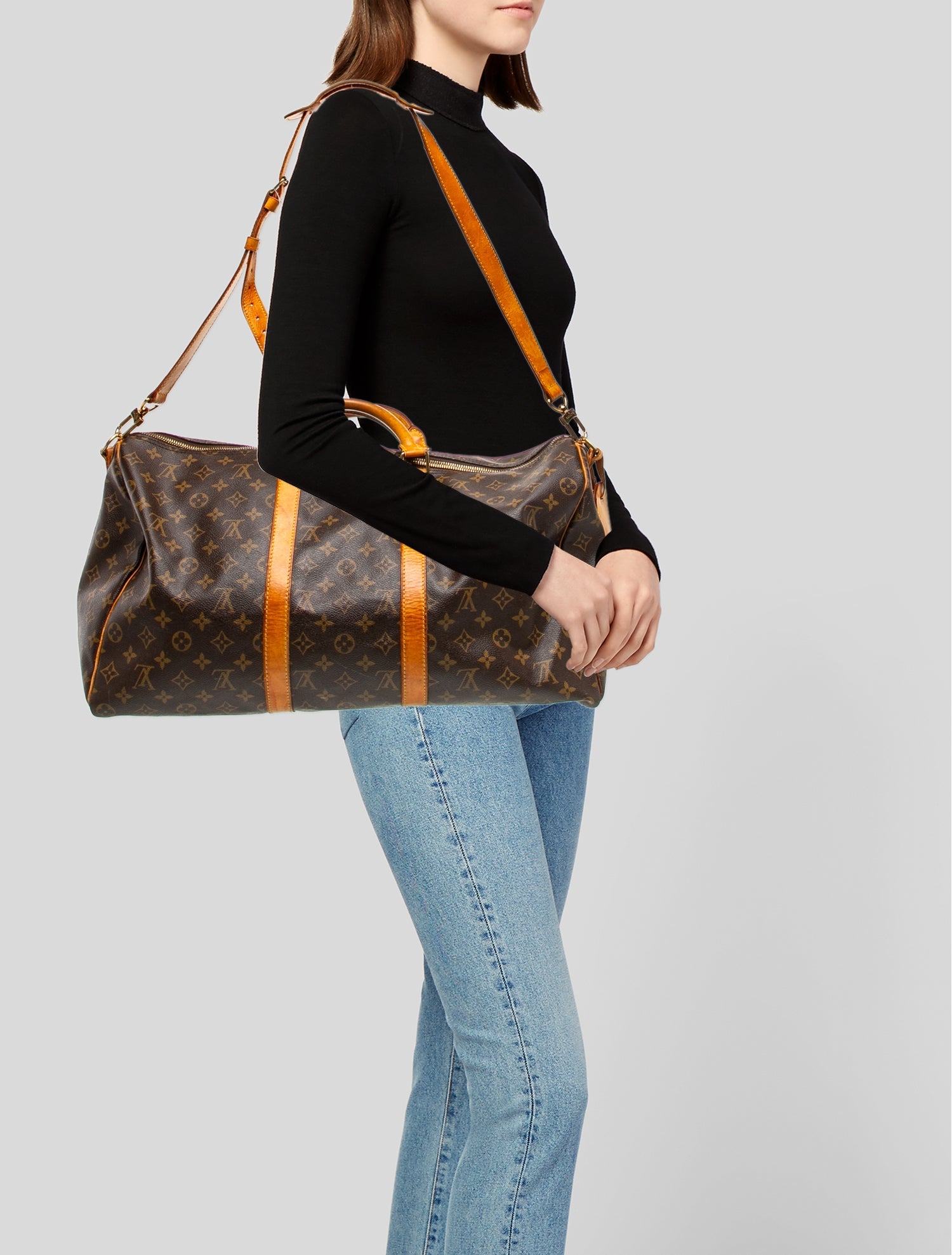 Louis Vuitton LV Monogram Keepall Bandouliere 50