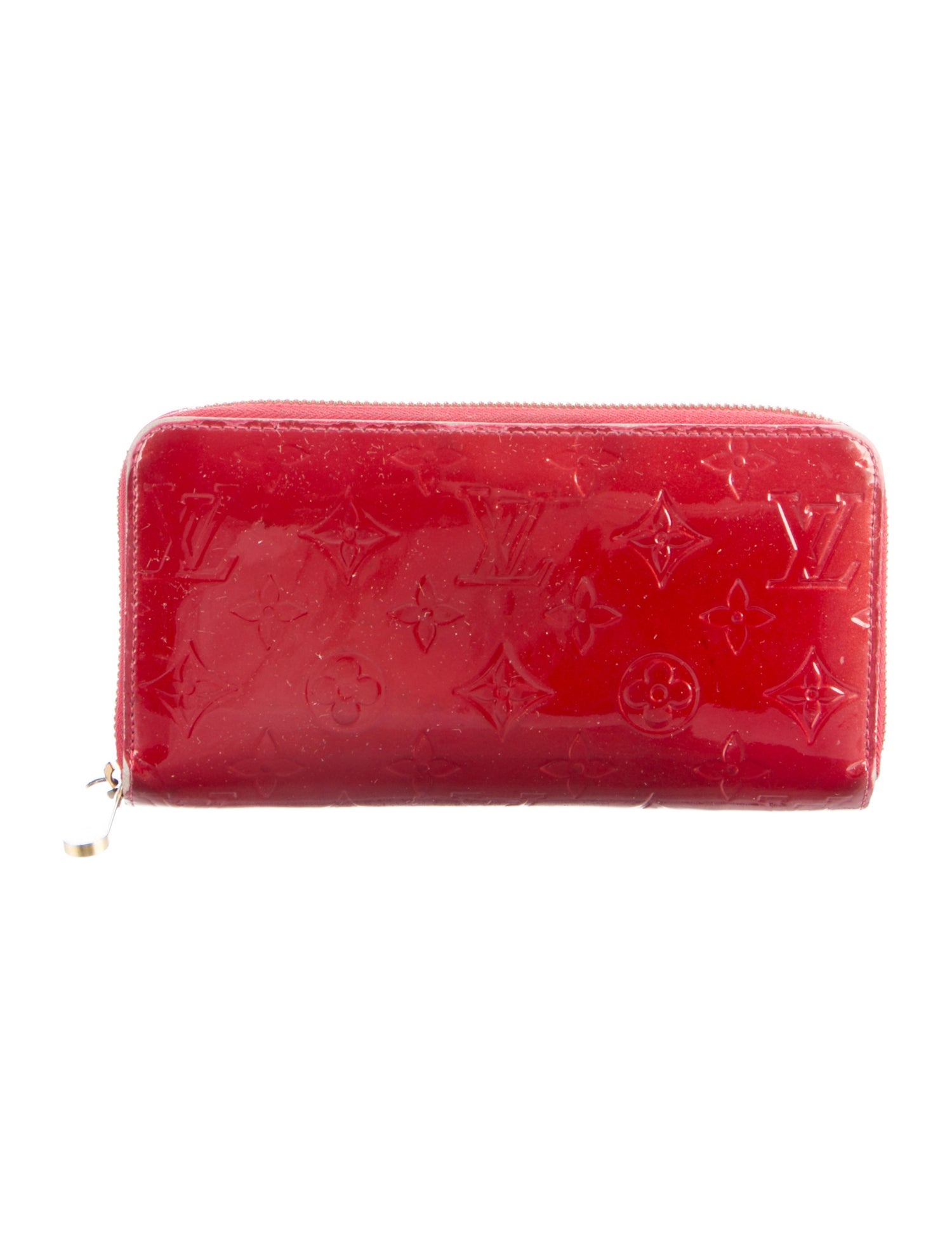 Louis Vuitton Monogram Vernis Vernis Patent Leather Zippy Wallet
