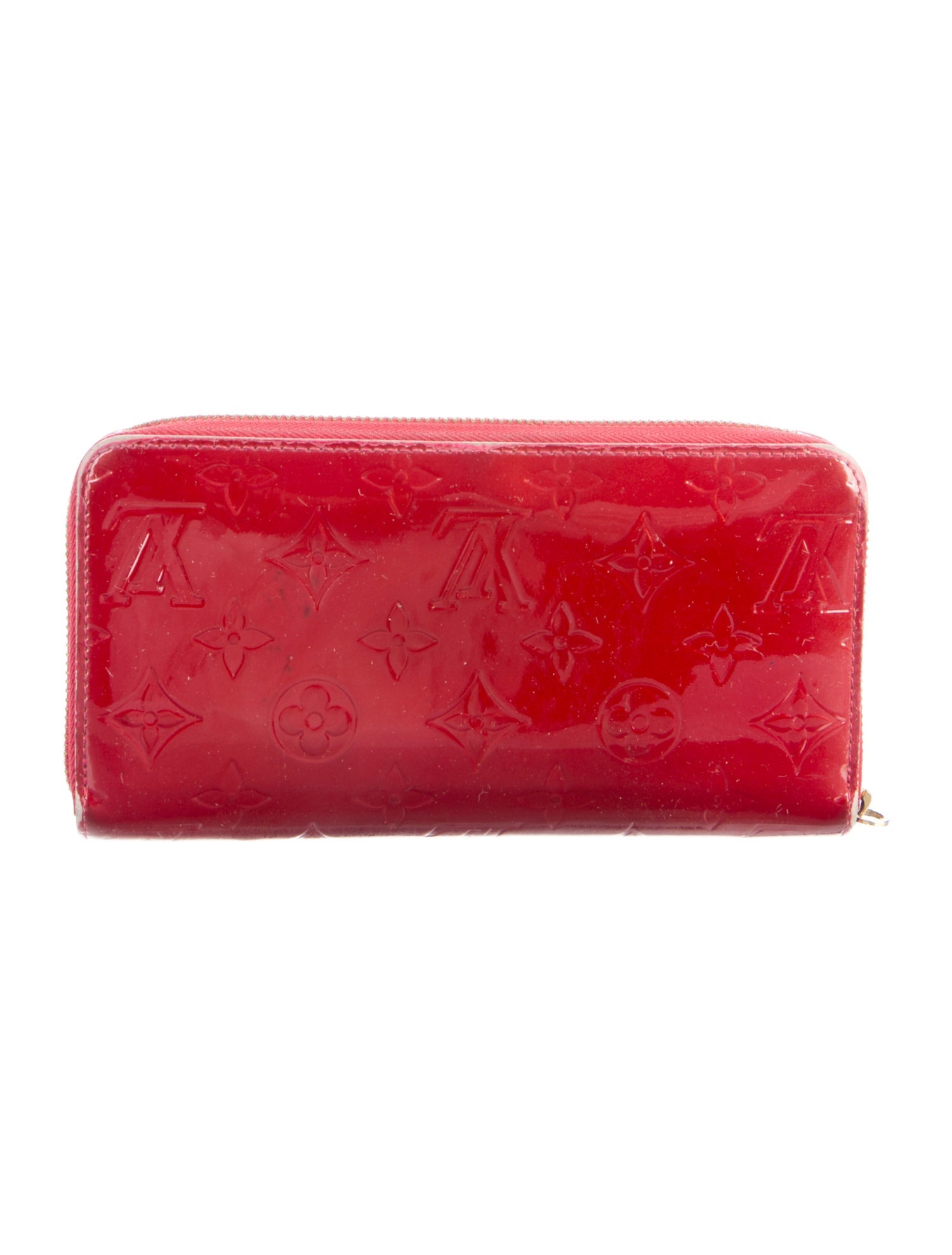 Louis Vuitton Monogram Vernis Vernis Patent Leather Zippy Wallet