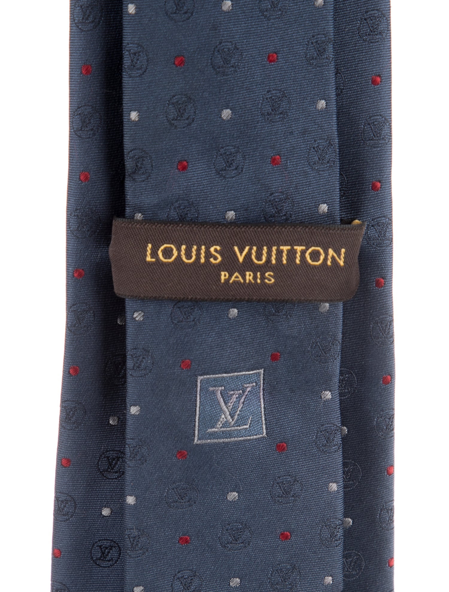 Louis Vuitton Patterned Silk Necktie