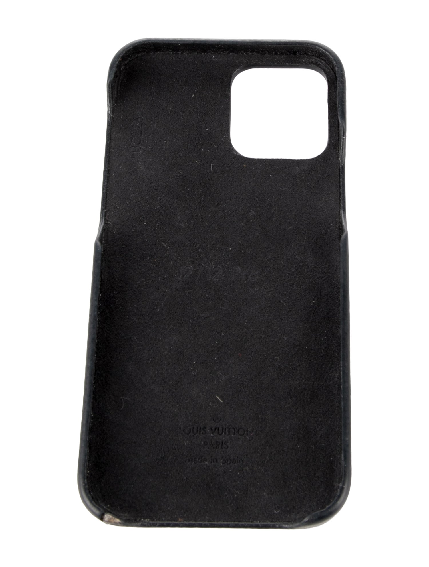 Louis Vuitton Monogram Eclipse iPhone 12 Pro Bumper Case