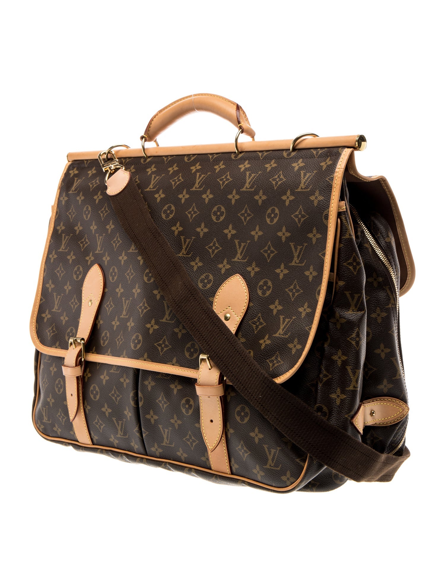 Louis Vuitton LV Monogram Sac Chasse Hunting Bag Vintage