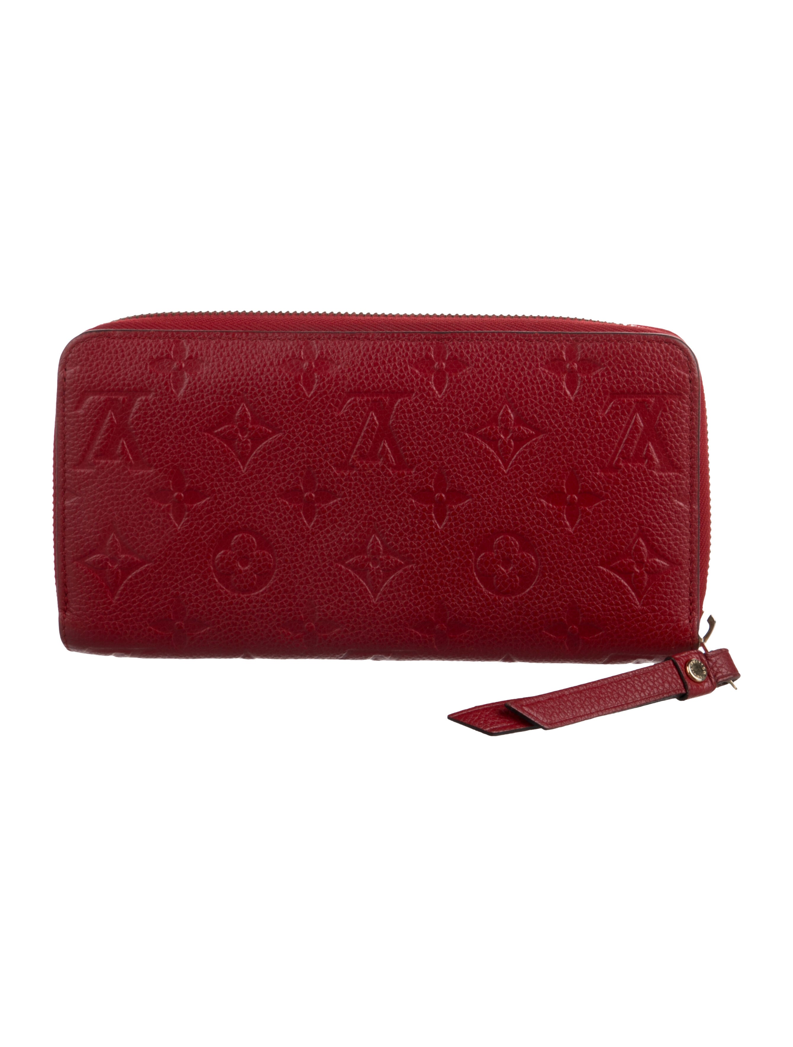 Louis Vuitton Monogram Pattern Empreinte Leather Zippy Wallet