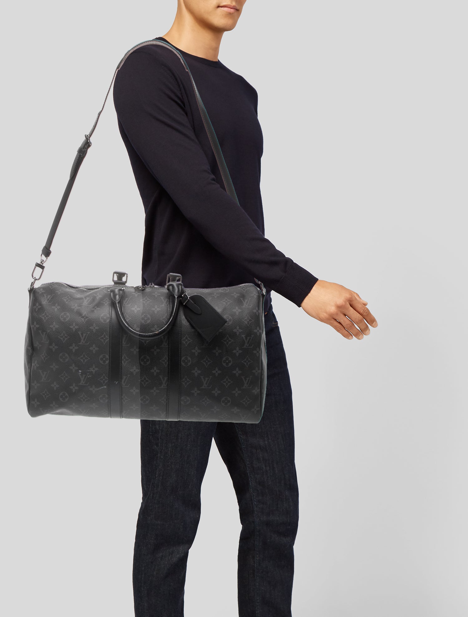 Louis Vuitton Patterned Travel Duffle Bag