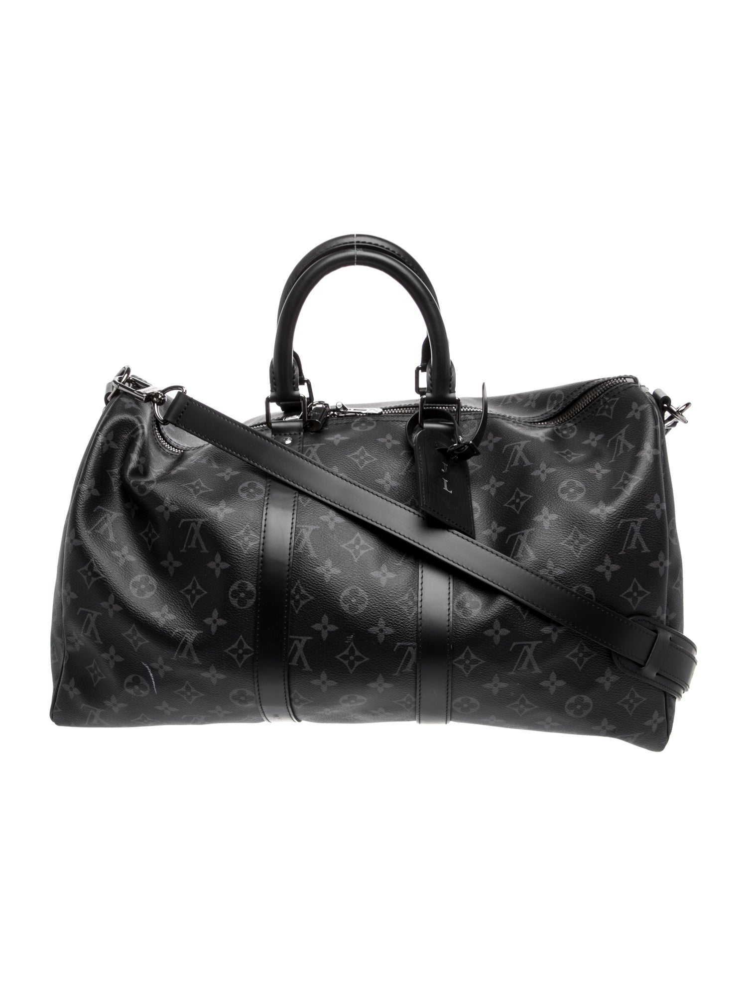 Louis Vuitton Monogram Eclipse Keepall Bandouliere 45