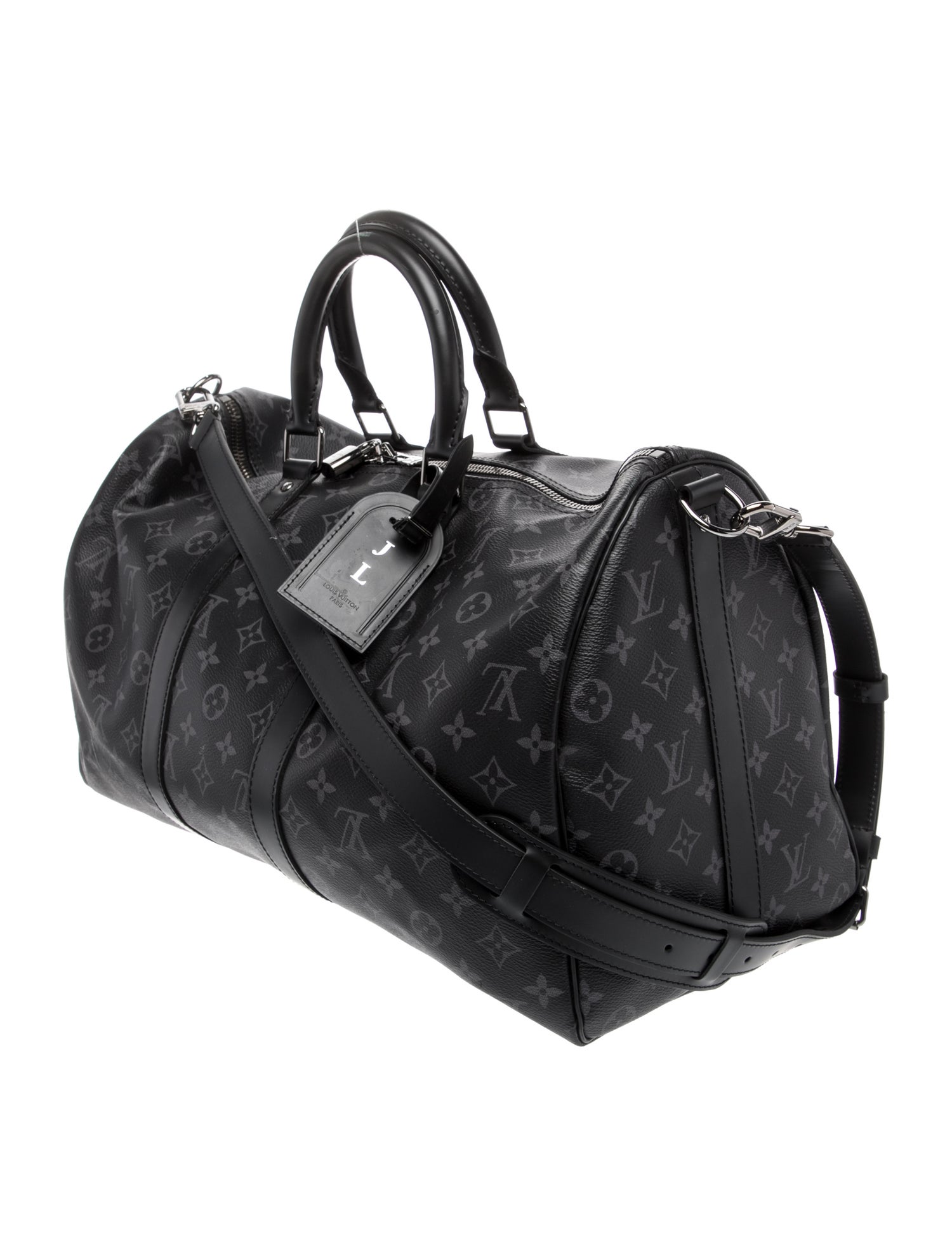 Louis Vuitton Monogram Eclipse Keepall Bandouliere 45