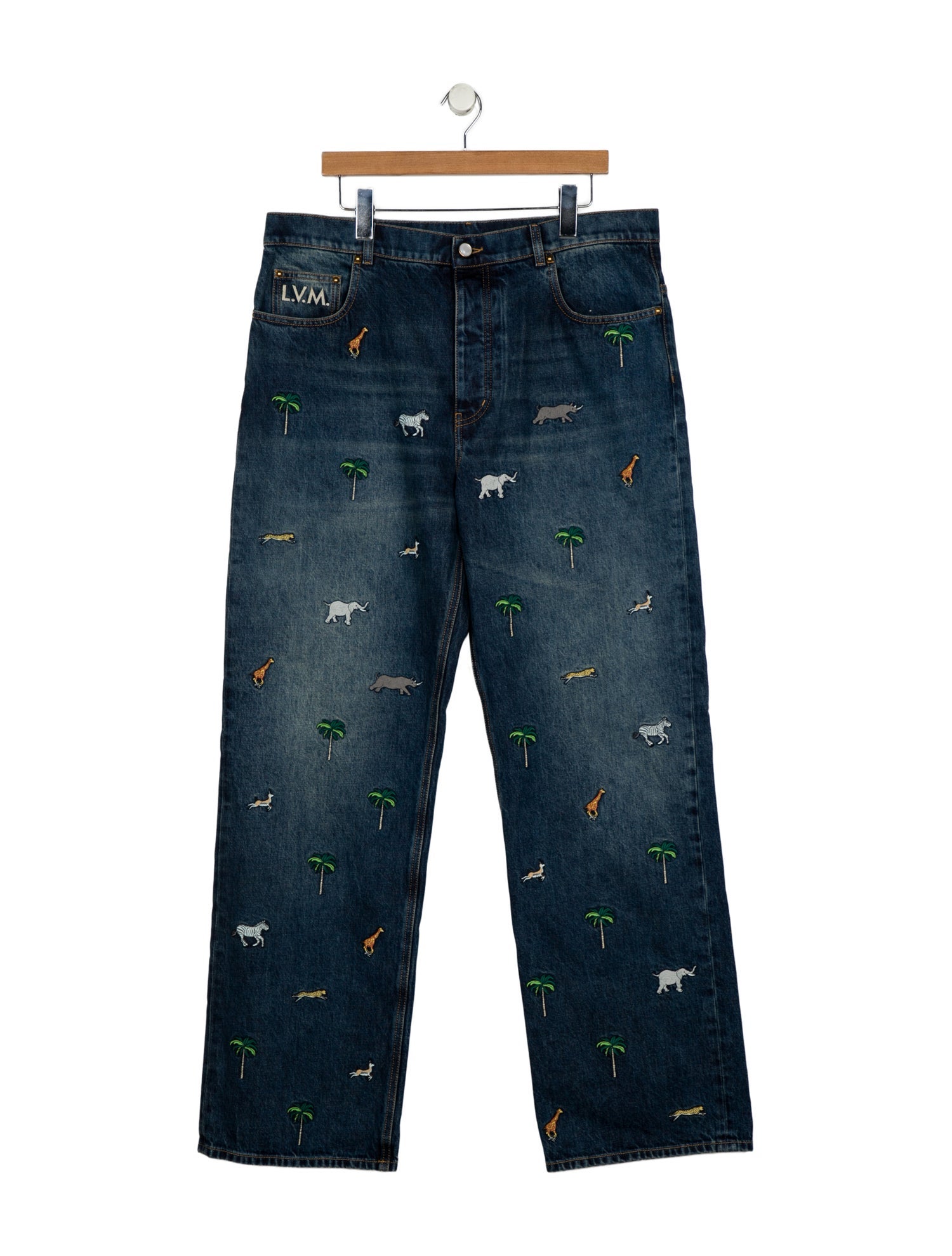 Louis Vuitton 2026 Straight-Leg Jeans w/ Tags