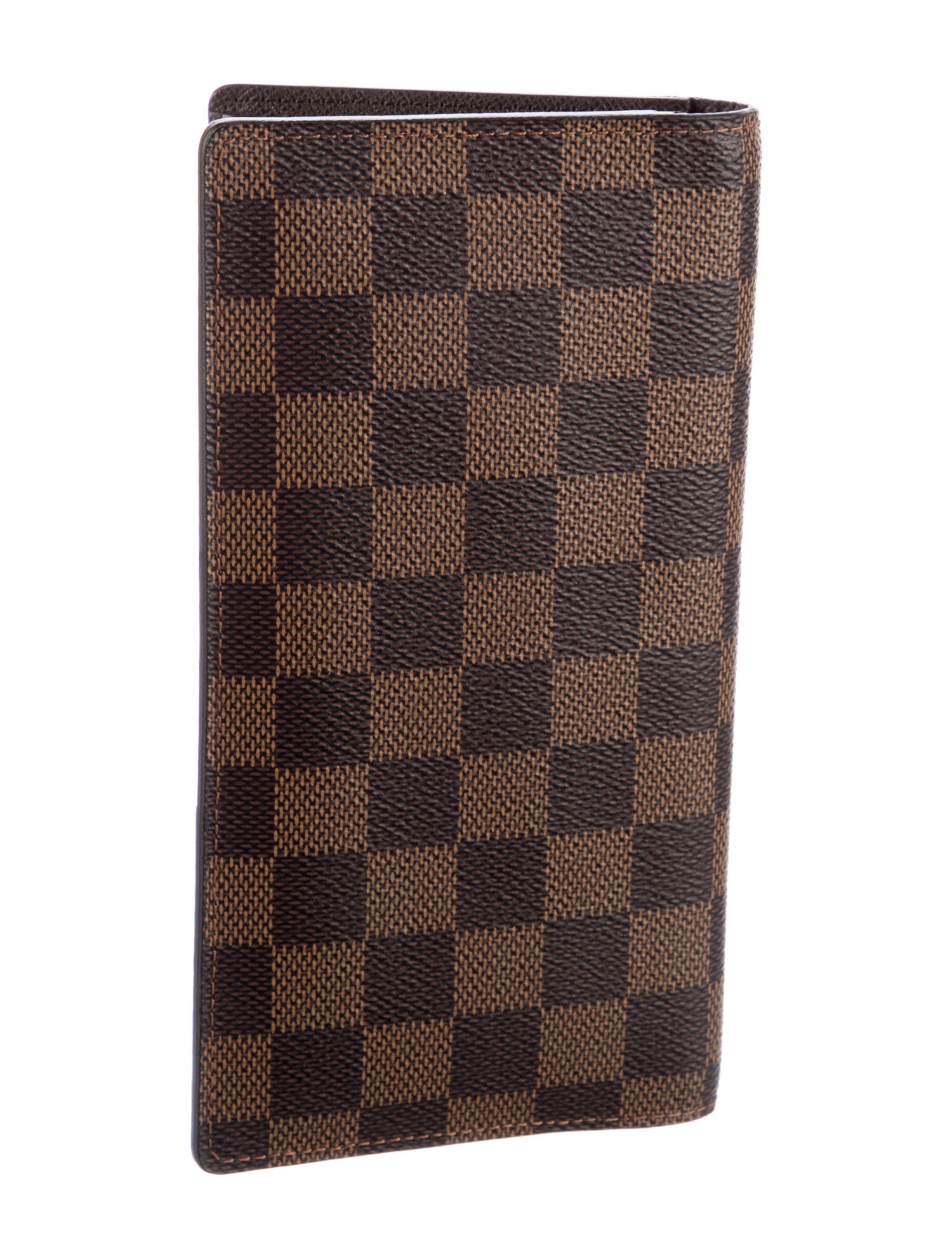 Louis Vuitton Damier Ebene Pattern Coated Canvas Bifold Wallet