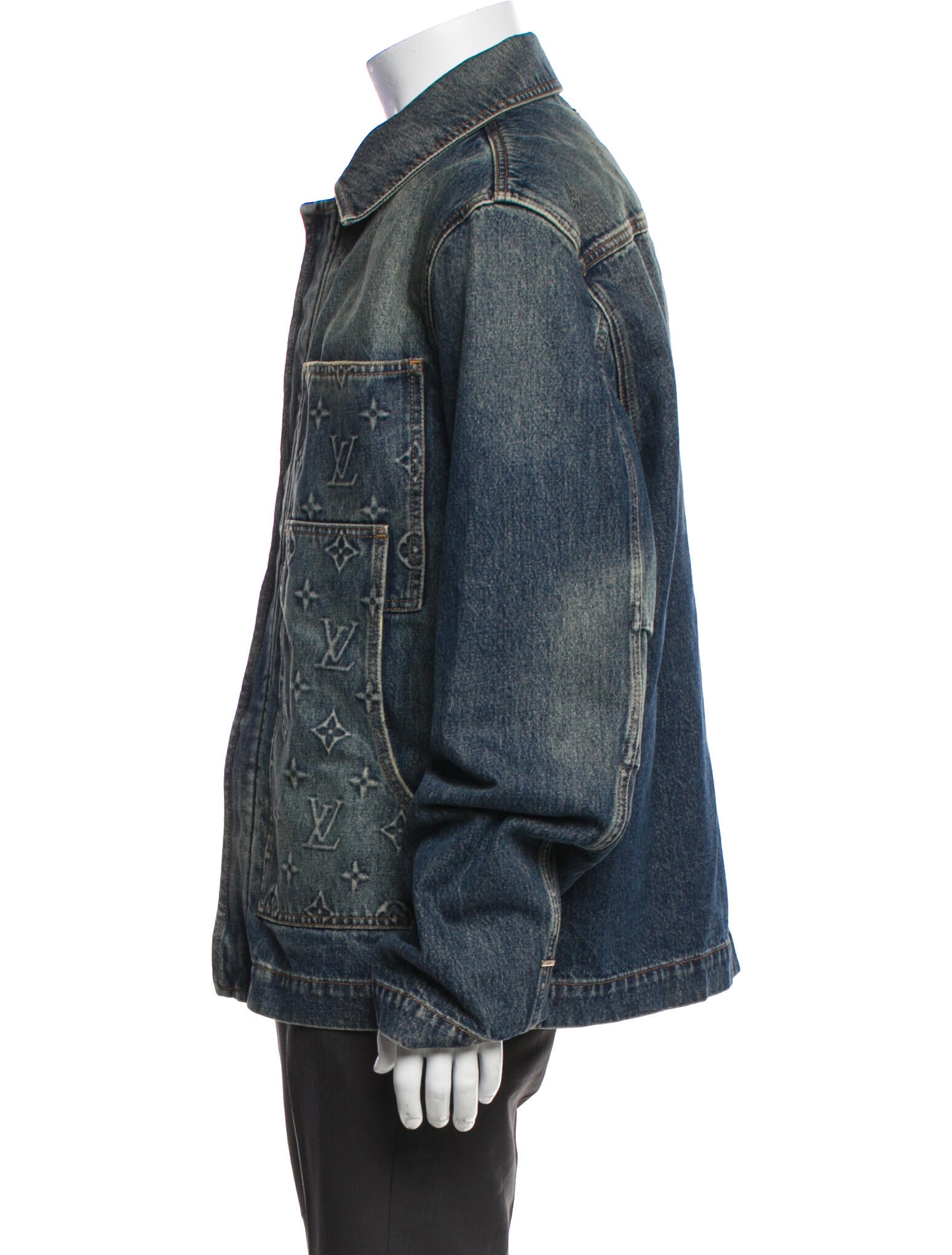 Louis Vuitton 2023 LV Monogram Denim Jacket w/ Tags