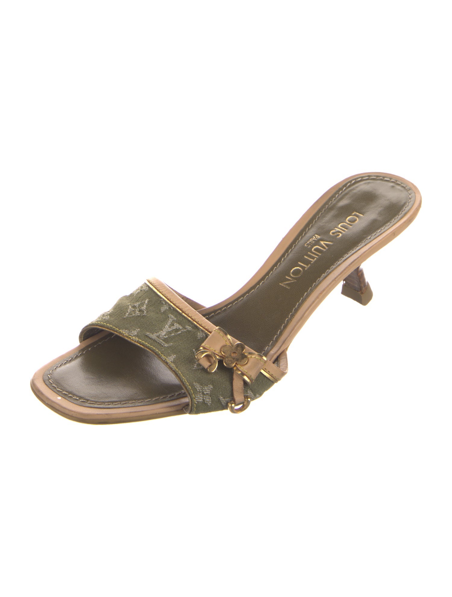 Louis Vuitton Vintage LV Monogram Slides