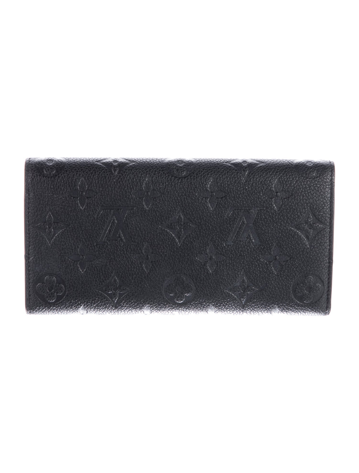 Louis Vuitton Monogram Pattern Empreinte Leather Emilie Wallet