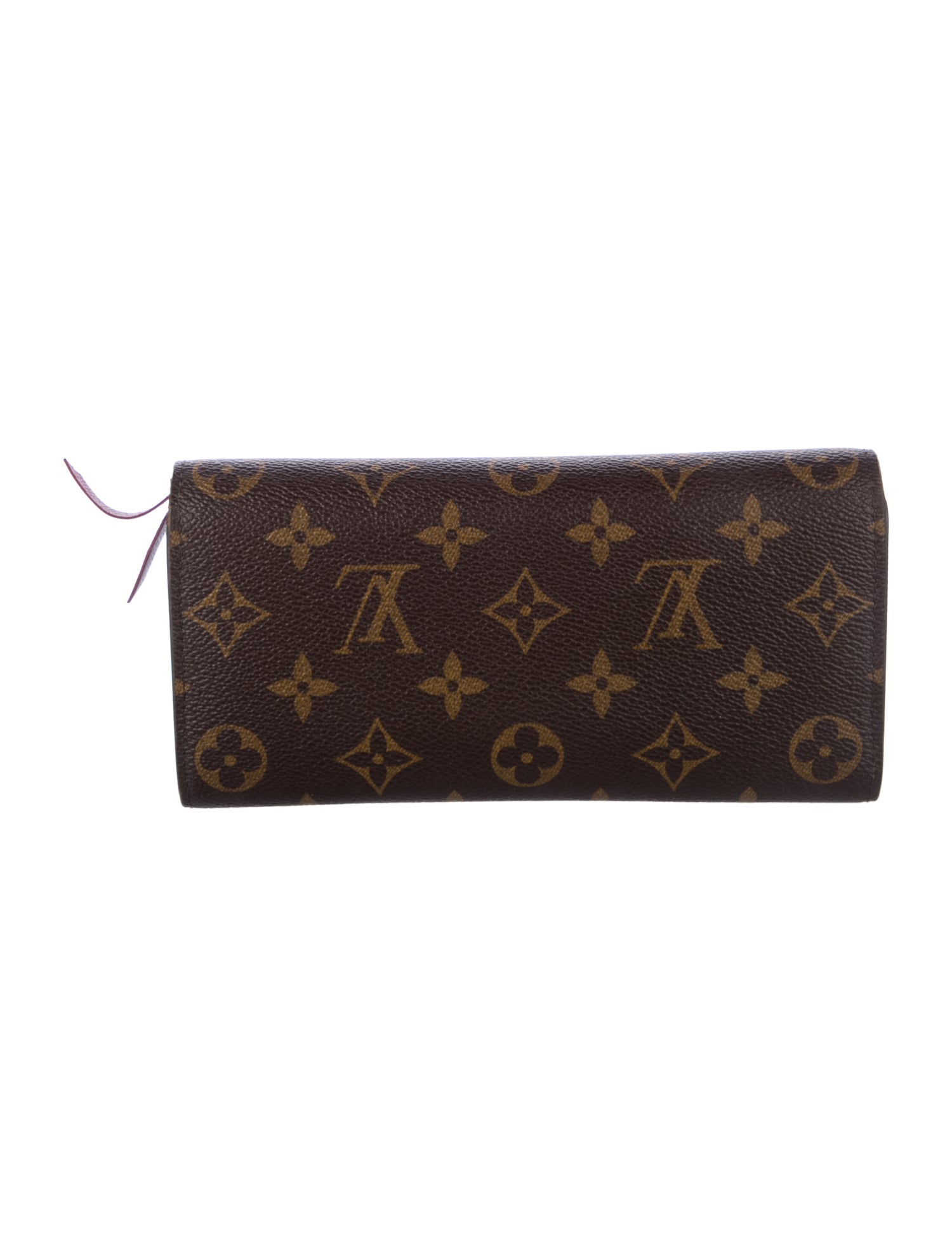 Louis Vuitton LV Monogram Coated Canvas Emilie Wallet