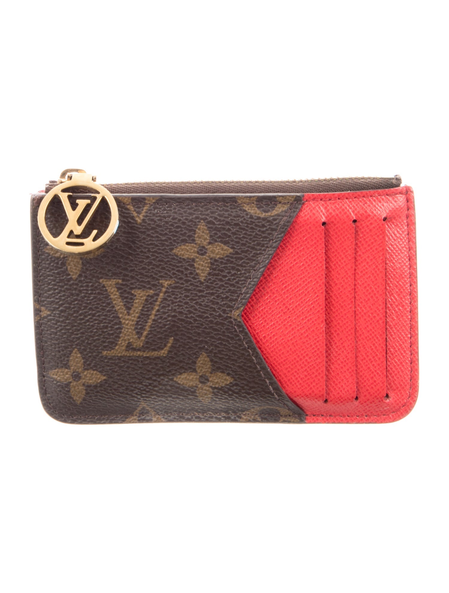 Louis Vuitton LV Monogram Coated Canvas Card Case