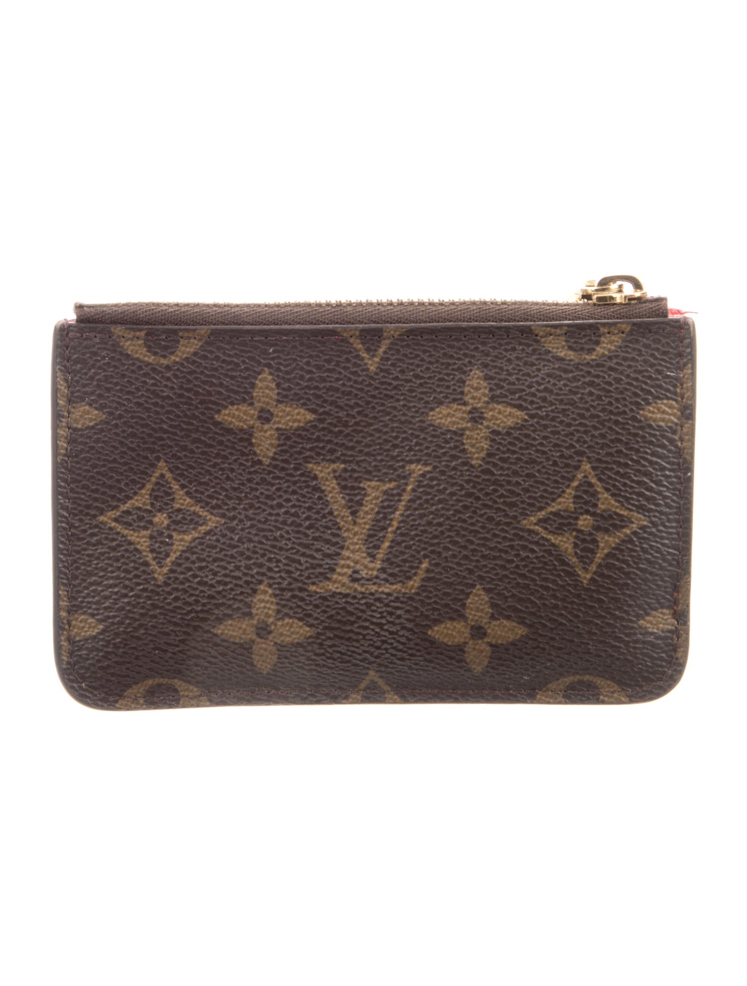 Louis Vuitton LV Monogram Coated Canvas Card Case