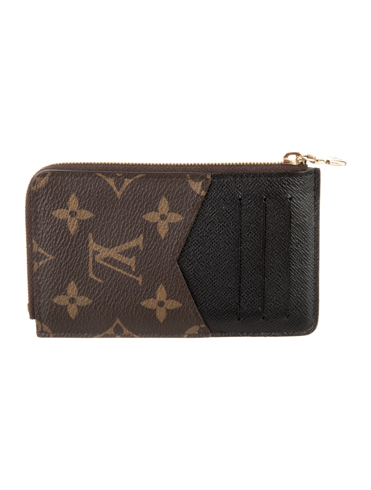 Louis Vuitton LV Monogram Coated Canvas Card Holder Recto Verso