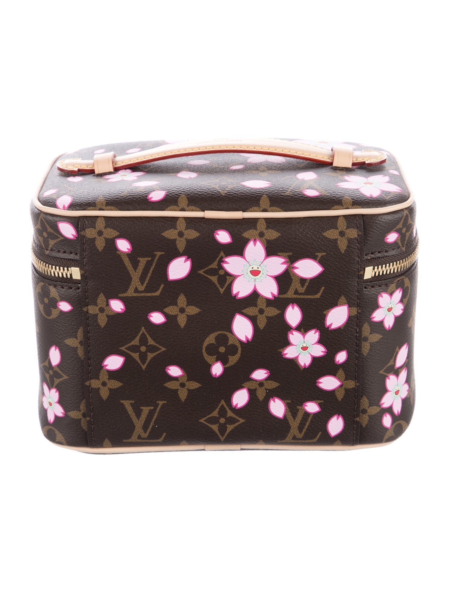 Louis Vuitton x Takashi Murakami Monogram Cherry Blossom Nice Mini Vanity Case