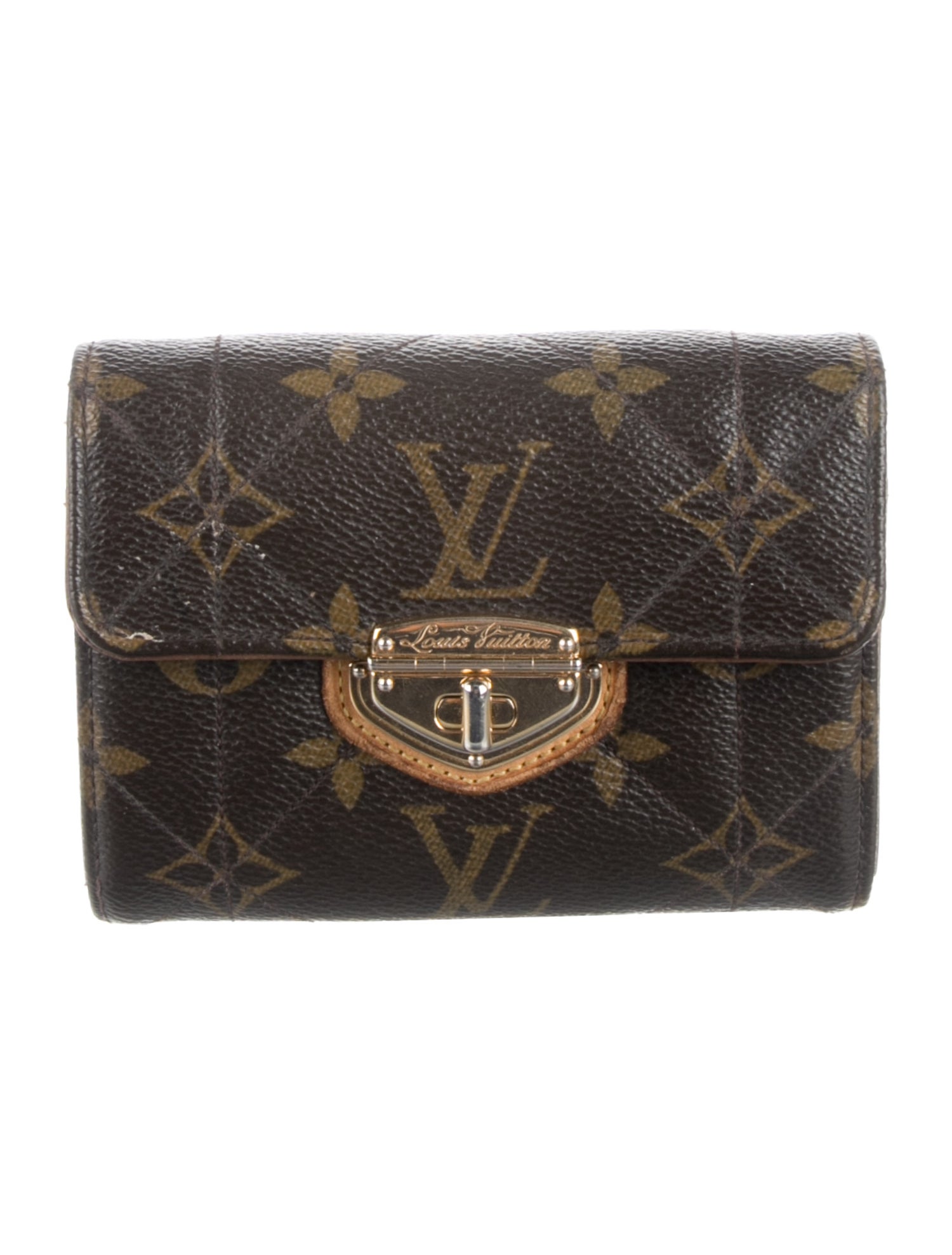Louis Vuitton LV Monogram Coated Canvas Etoile Sarah Wallet