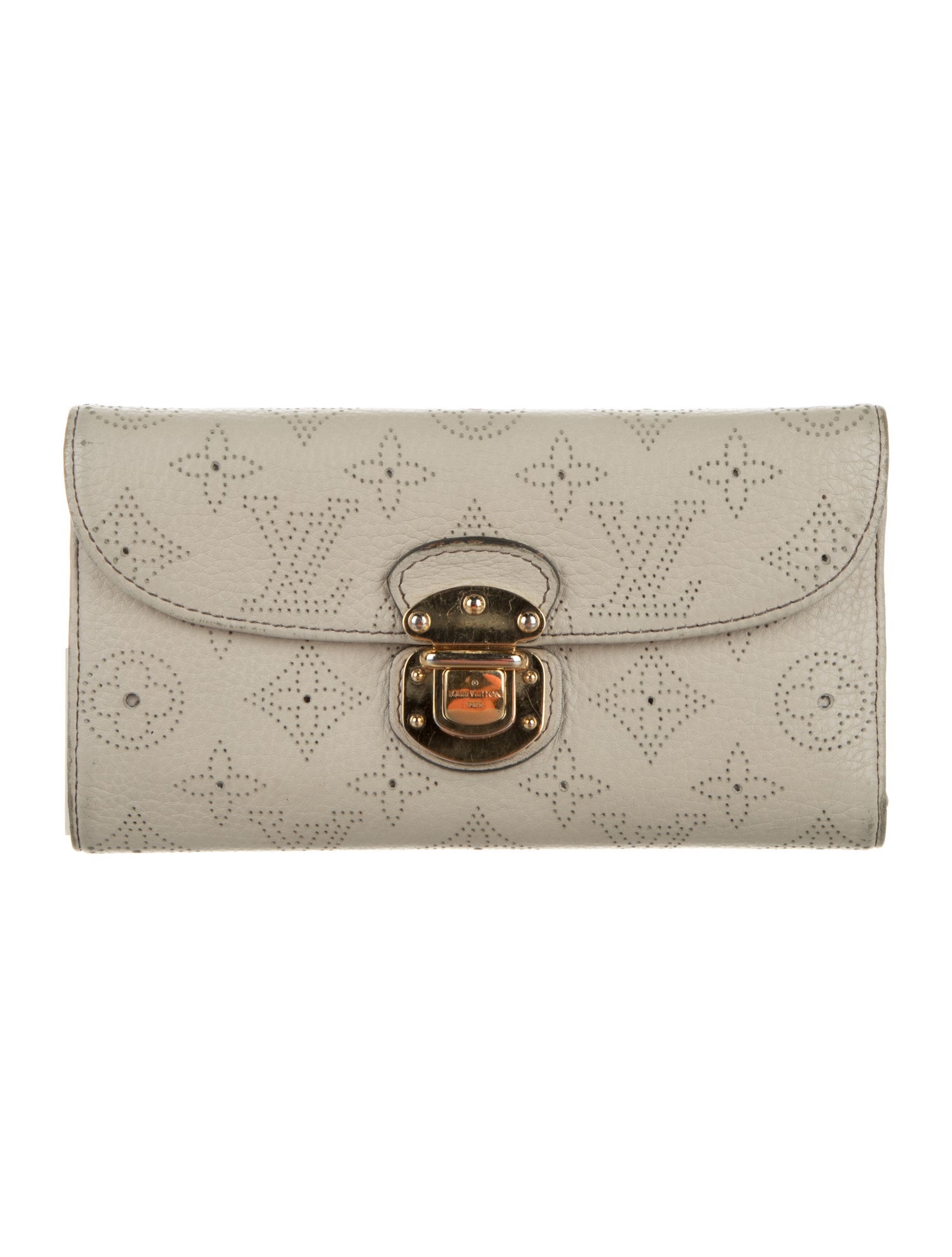 Louis Vuitton LV Monogram Mahina Leather Amelia Wallet