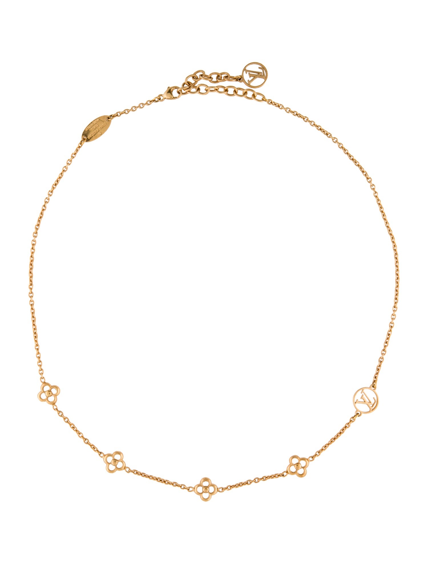 Louis Vuitton Flower Full Chain Necklace